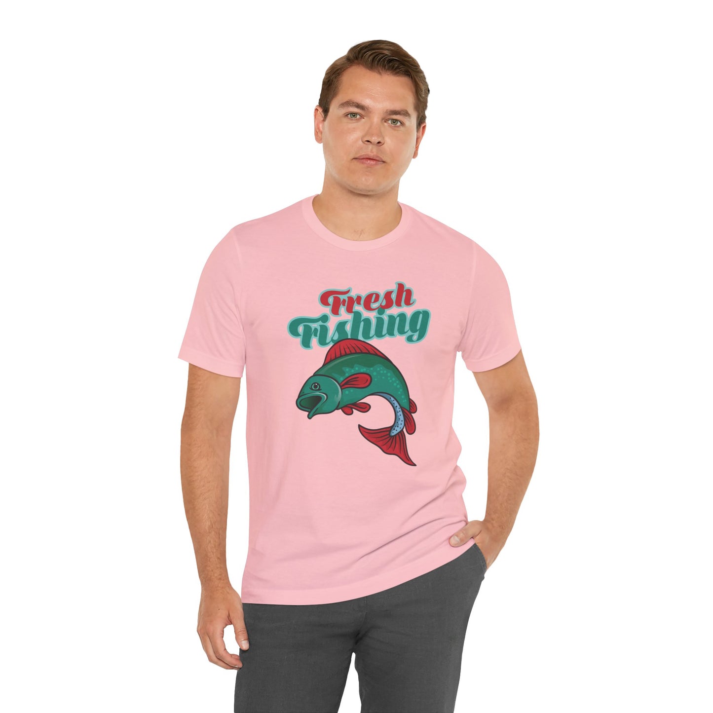 Fishing:  Fresh Fishing - Unisex Jersey Short Sleeve Tee