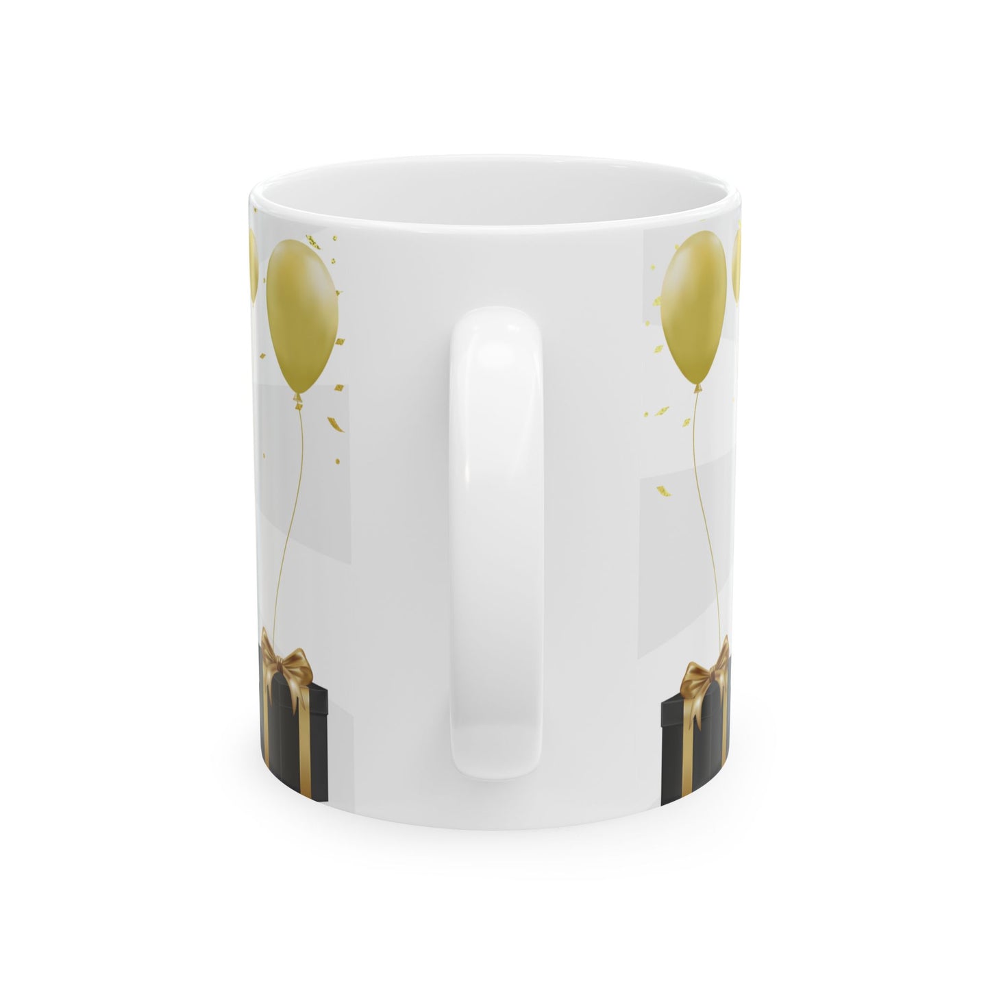 Happy Birthday Ceramic Mug - Personalized Gift for Friends, Family, Coffee Lovers, Celebrations - 13986