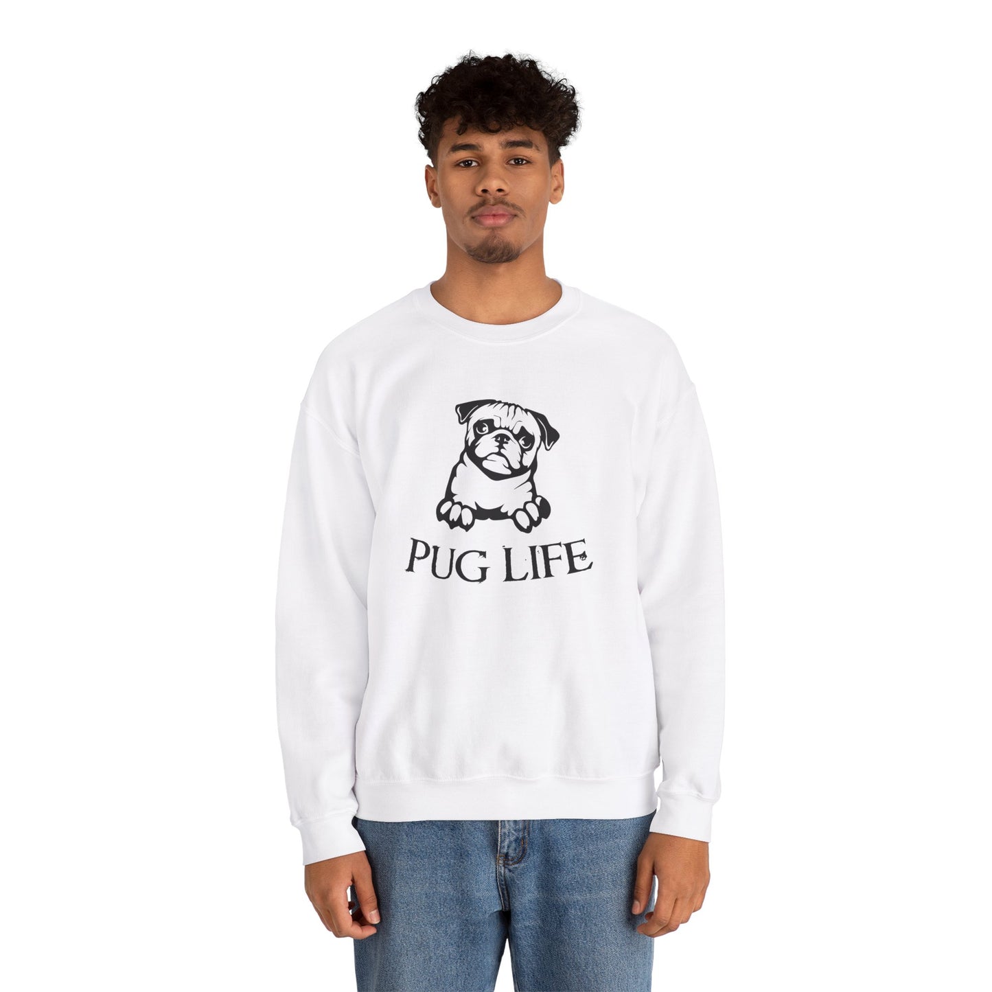 Pug Life - Unisex Heavy Blend™ Crewneck Sweatshirt