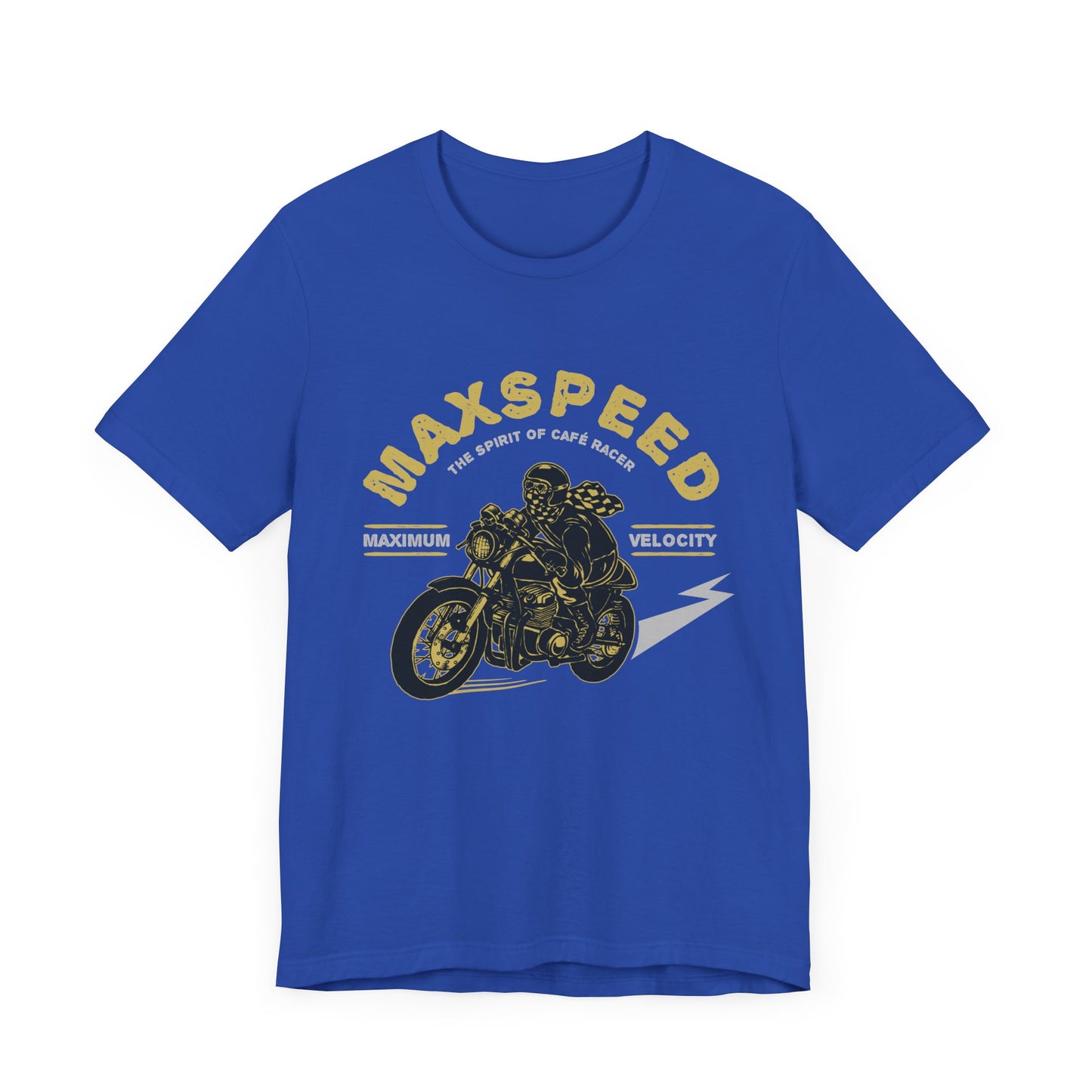 Maxspeed, The Spirit of Cafe Racer - Unisex Jersey Short Sleeve Tee