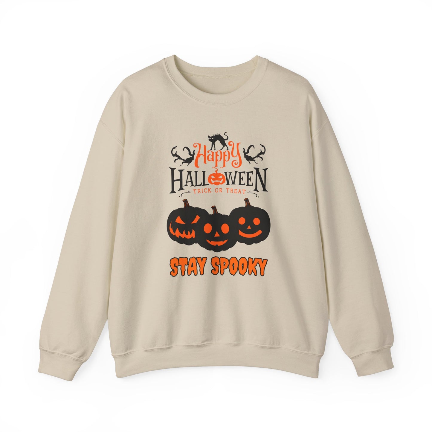 Happy Halloween, Stay Spooky - Unisex Heavy Blend™ Crewneck Sweatshirt