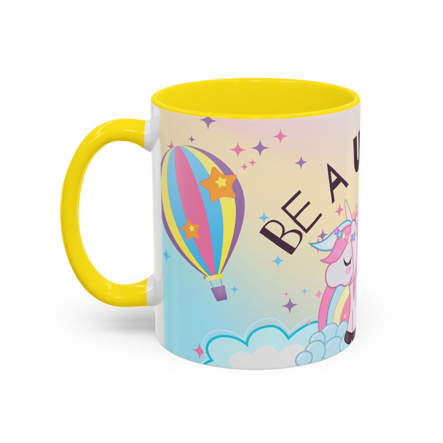Be A Unicorn - Accent Coffee Mug (11, 15oz) - 11007