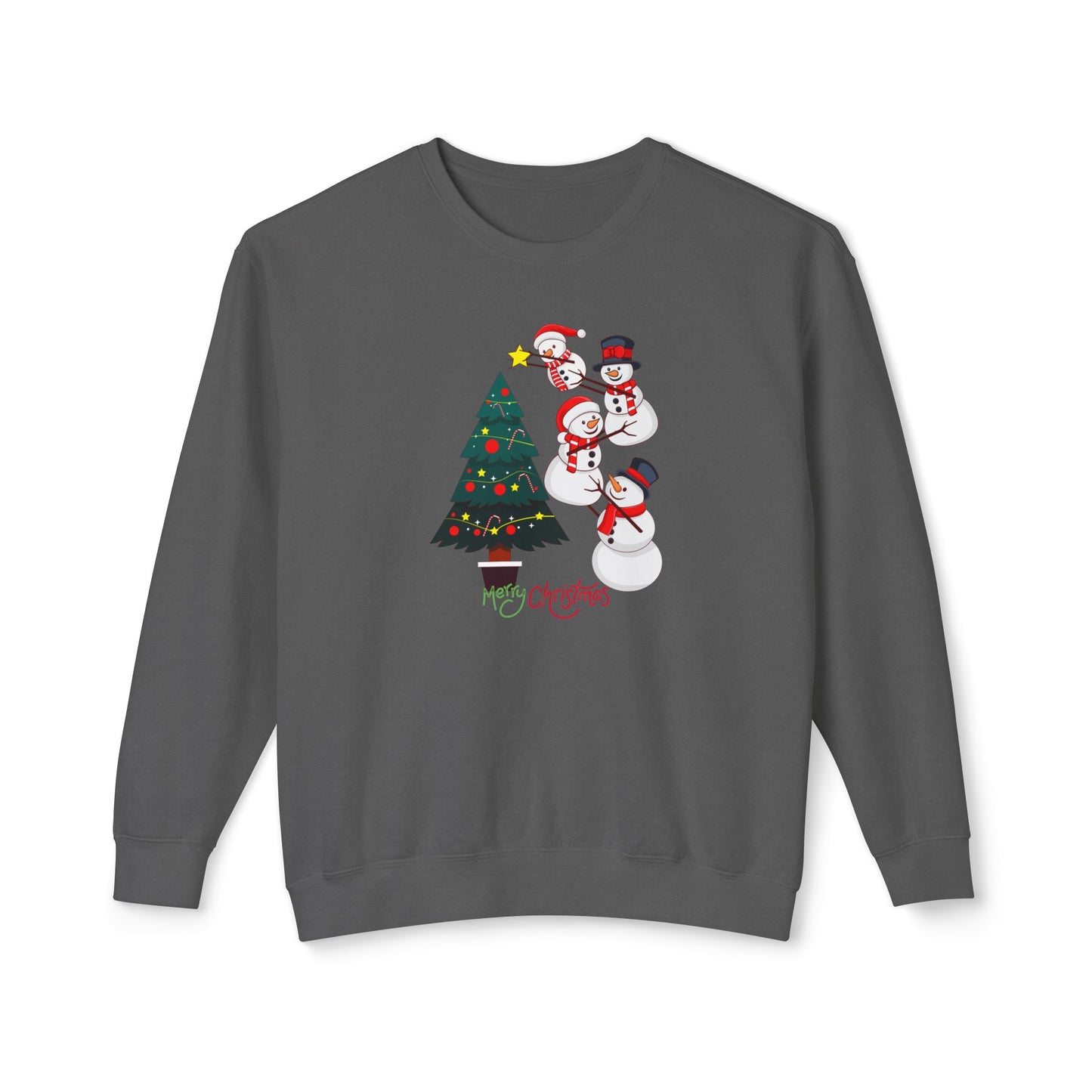 Snowmen - Unisex Lightweight Crewneck Sweatshirt - 10008