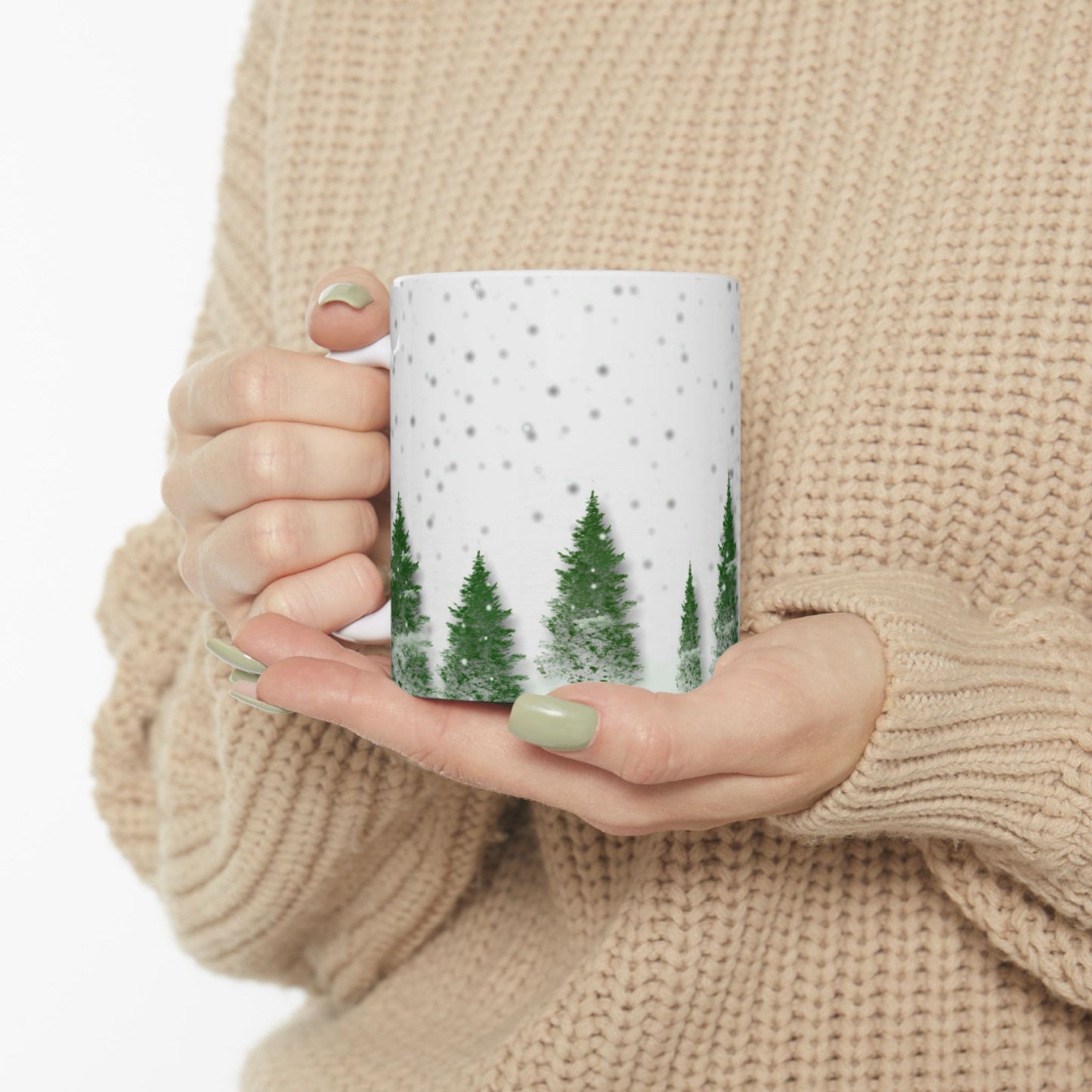 Winter, Forest - Ceramic Mug, (11oz, 15oz) - 10071