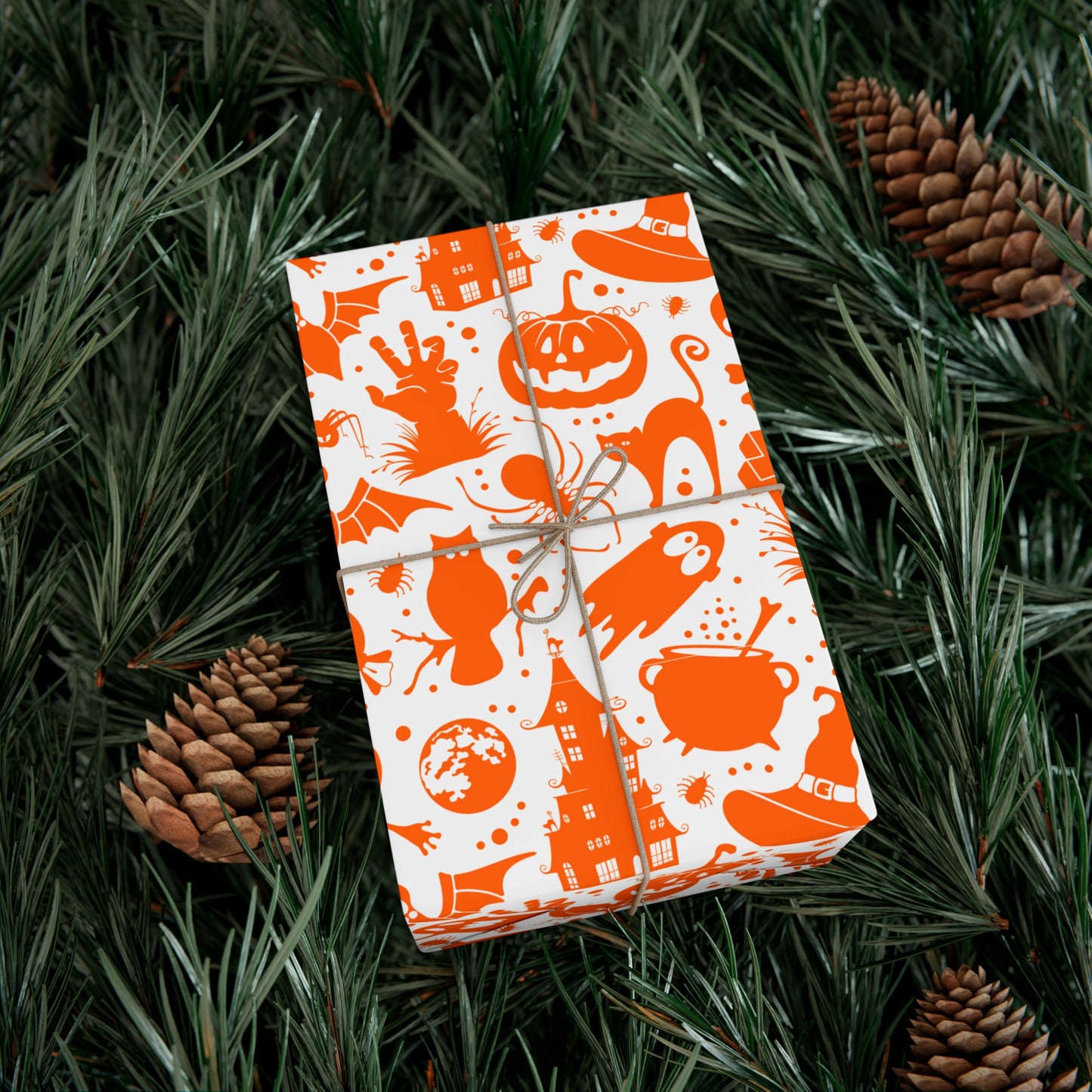 Orange Halloween - Gift Wrap Papers