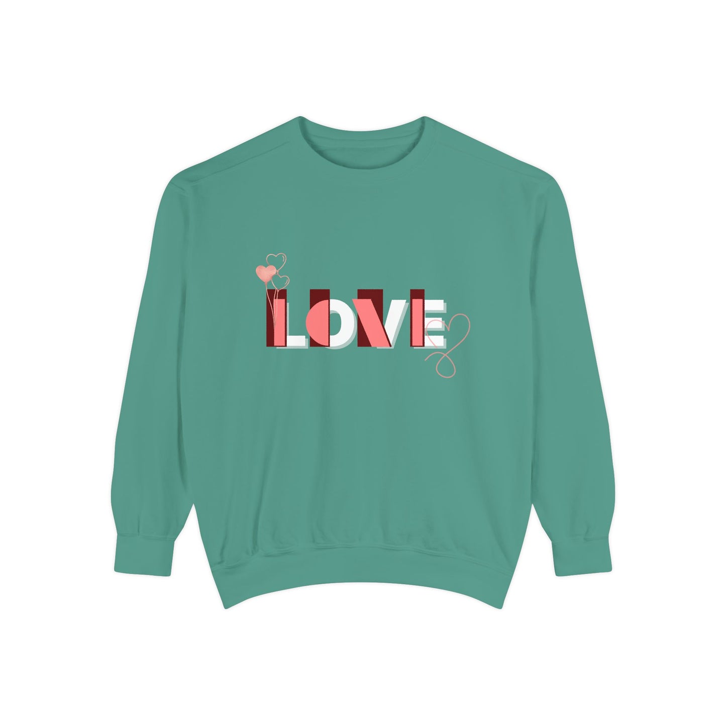 love - Unisex Garment-Dyed Sweatshirt - 11022