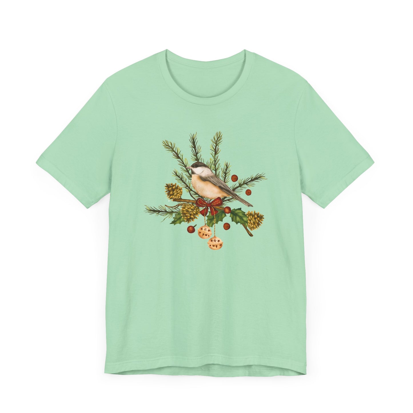 Christmas Bird - Unisex Jersey Short Sleeve Tee - 10347