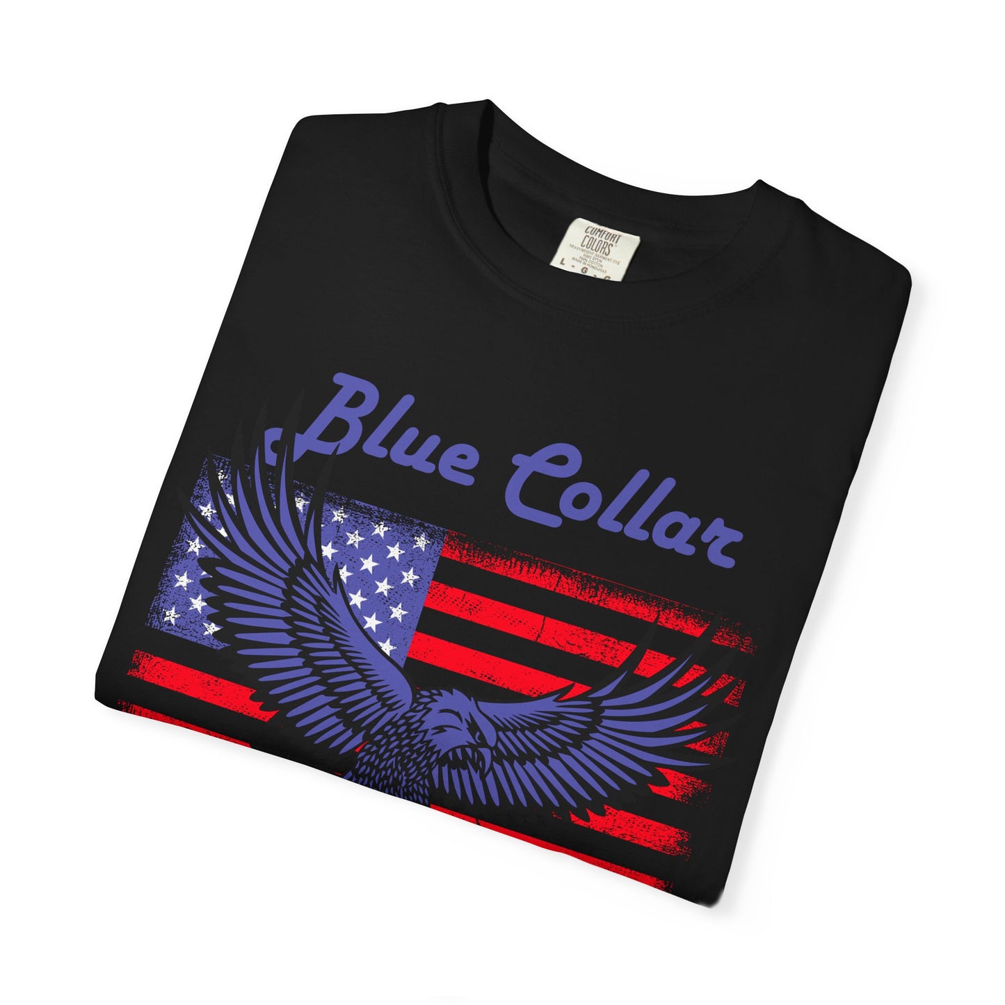 Unisex American Eagle Graphic Tee - Perfect for Patriotic Events, Casual Wear, 4th of July Gatherings, Gifts for Blue Collar Workers - 13695