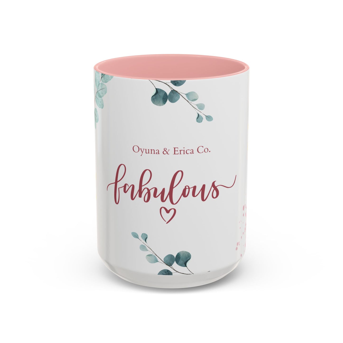 Fabulous, Name, Customizable - Accent Coffee Mug (11, 15oz) - 10965