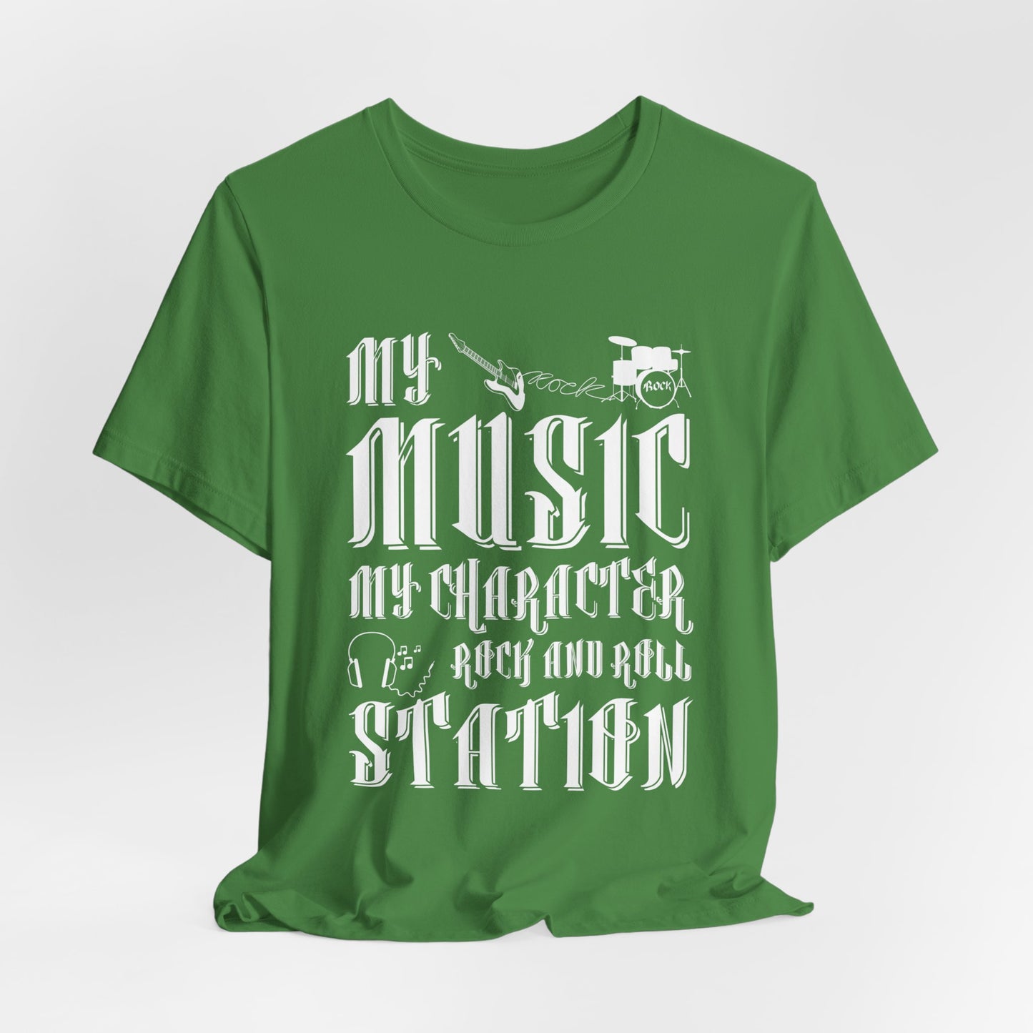 My Music My Character, Rock & Roll Station - Unisex Jersey Short Sleeve Tee