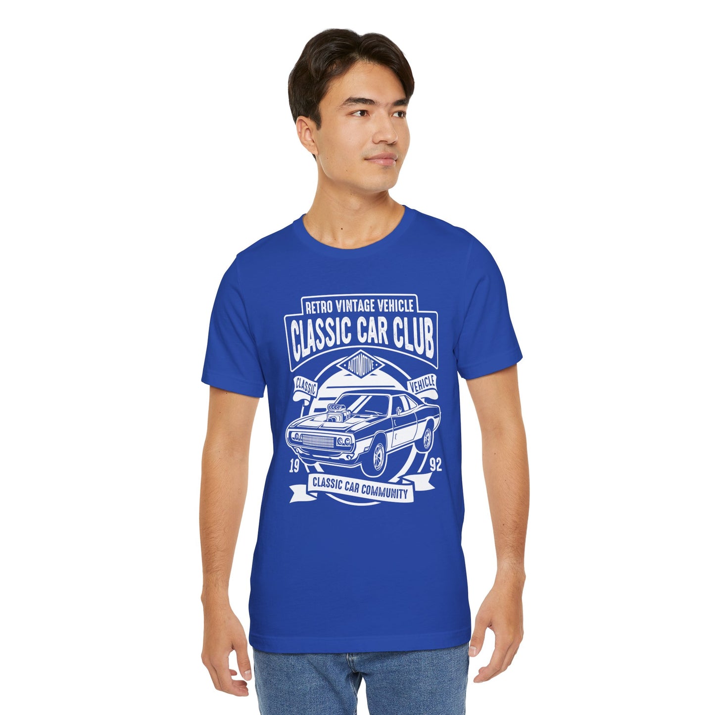 Retro Vintage Vehicle - Unisex Jersey Short Sleeve Tee - 12698