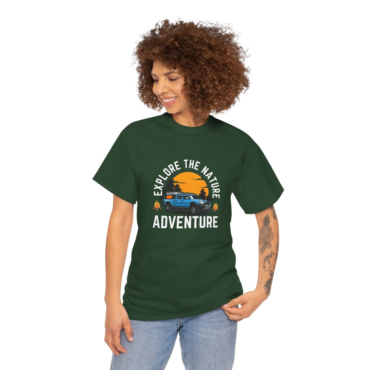 Explore the Nature - Unisex Heavy Cotton Tee - 10753