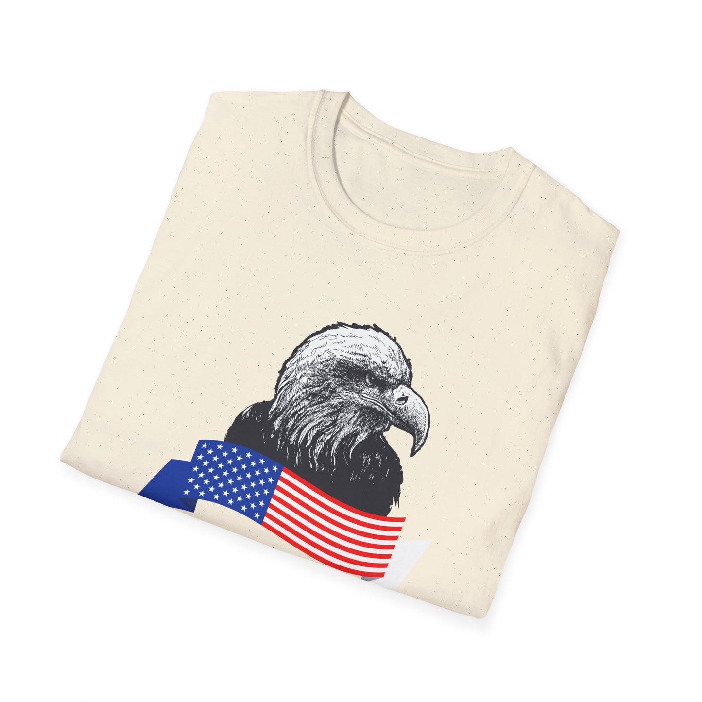 Eagle Freedom T-Shirt - Patriotic Tee for Independence Day, Memorial Day, Veteran's Day, Casual Wear, Gift for Freedom Lovers - 13738