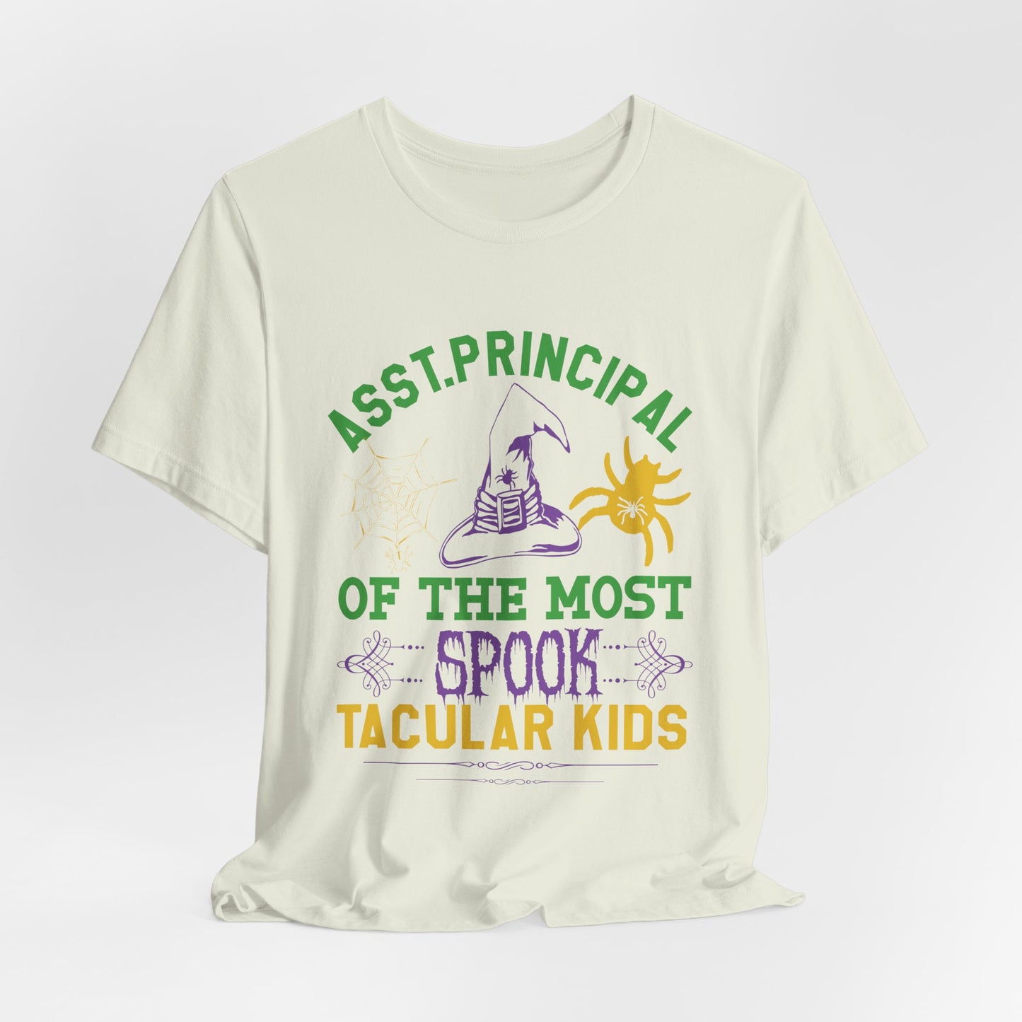 Asst. Principal of the Most Spook-Tacular Kids - Unisex Jersey Short Sleeve Tee - 12384
