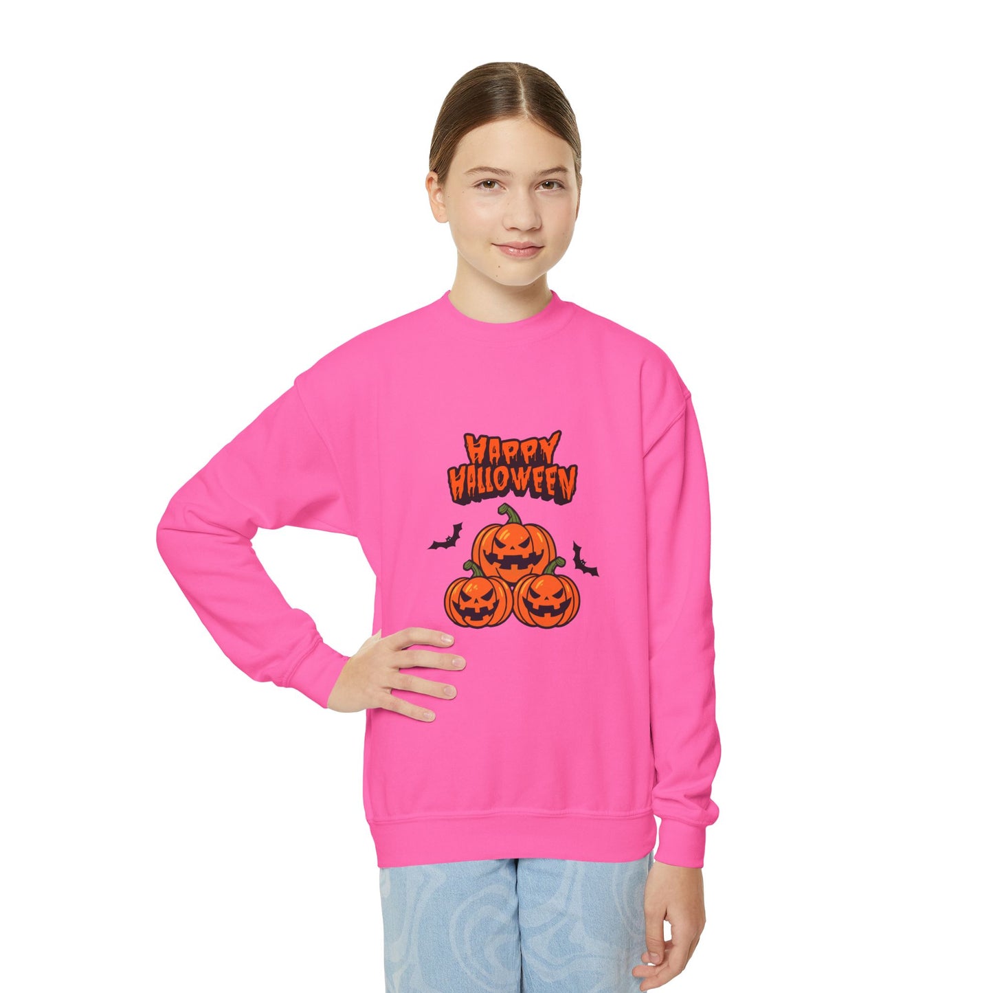 Happy Halloween - Youth Crewneck Sweatshirt