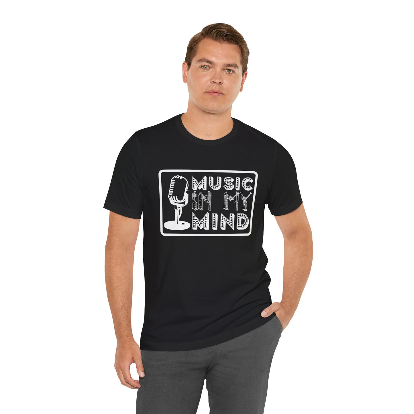 Music In My Mind - Unisex Jersey Short Sleeve Tee