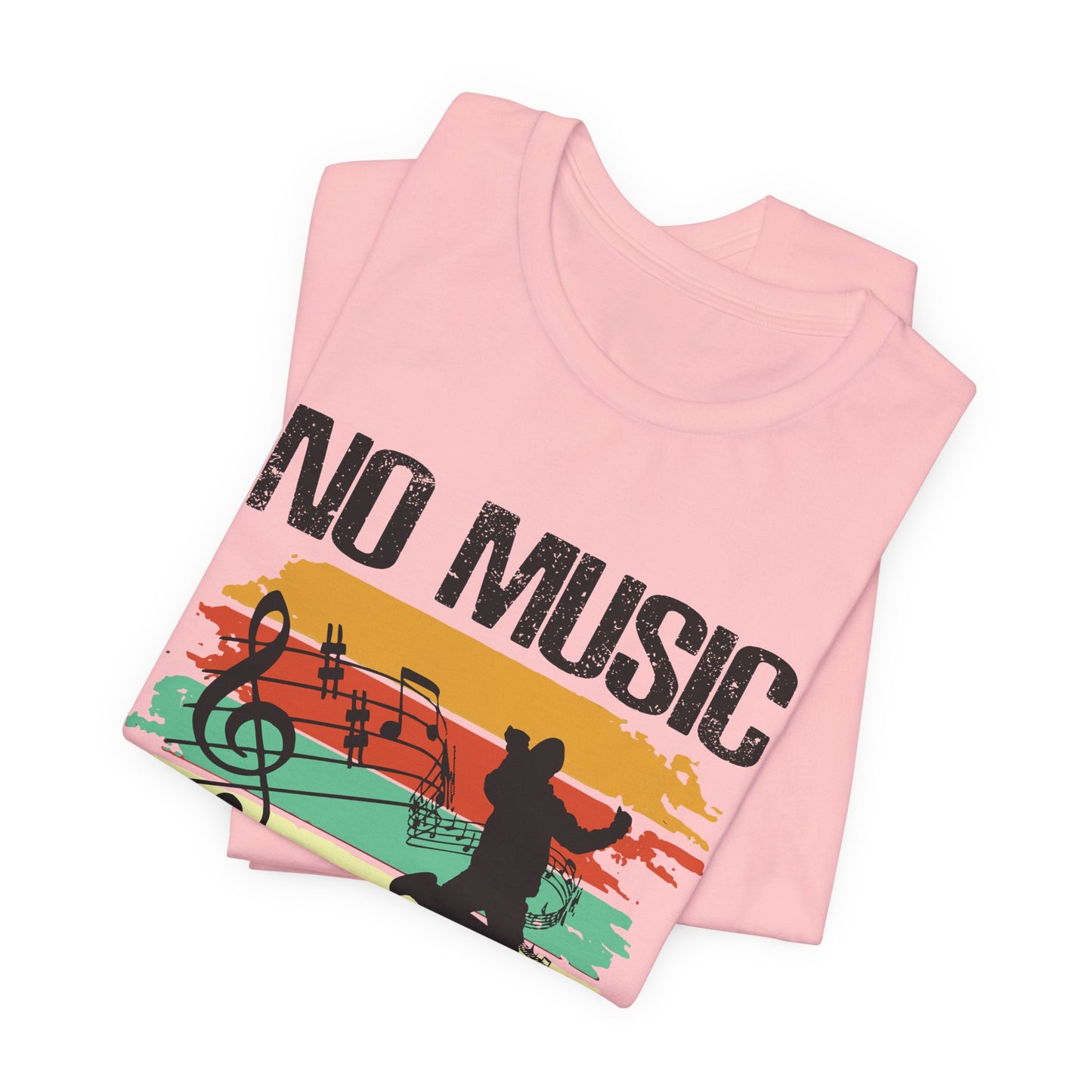 No Music No Life - Unisex Jersey Short Sleeve Tee