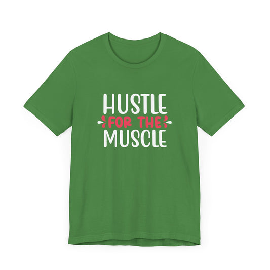 Yoga: Hustle For The Muscle - Unisex Jersey Short Sleeve Tee