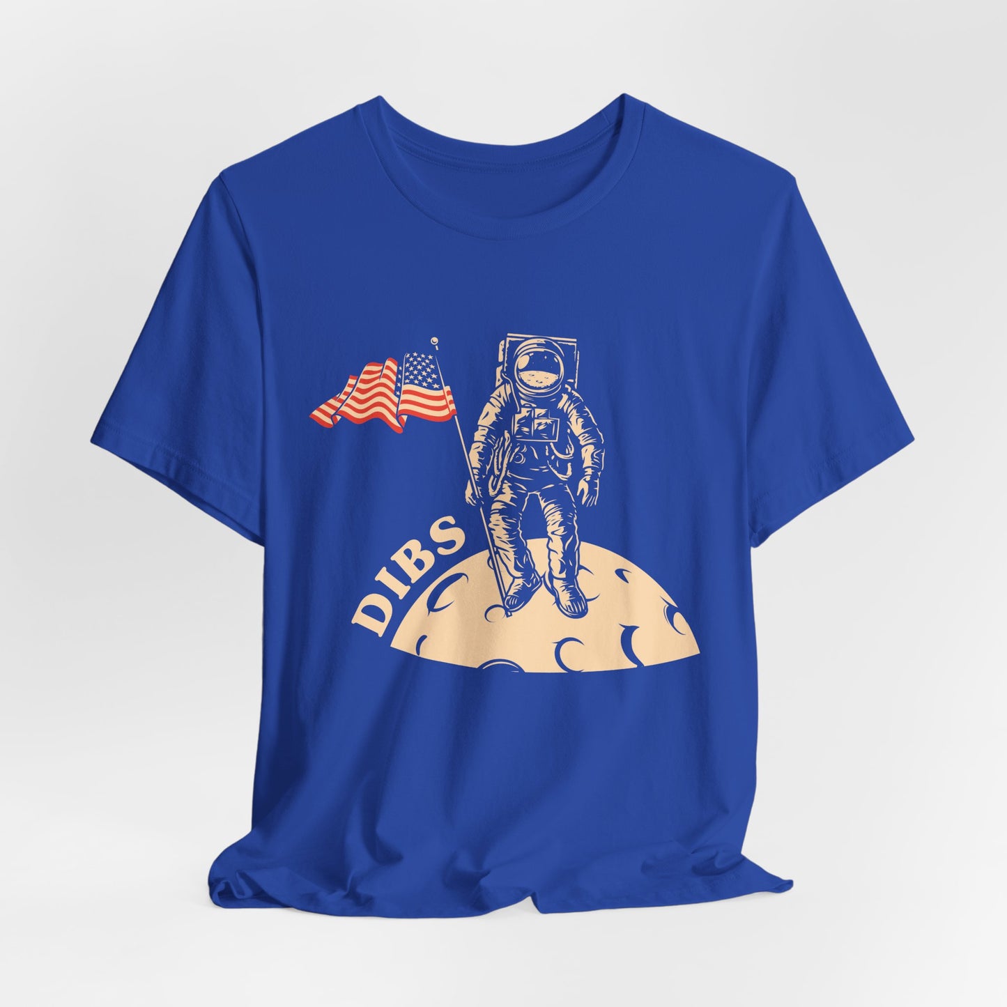US, July 4th,  Astronaut Adventure Tee - DIBS on the Moon, Space Lover Shirt,  Unisex Astronaut Tee - 13737