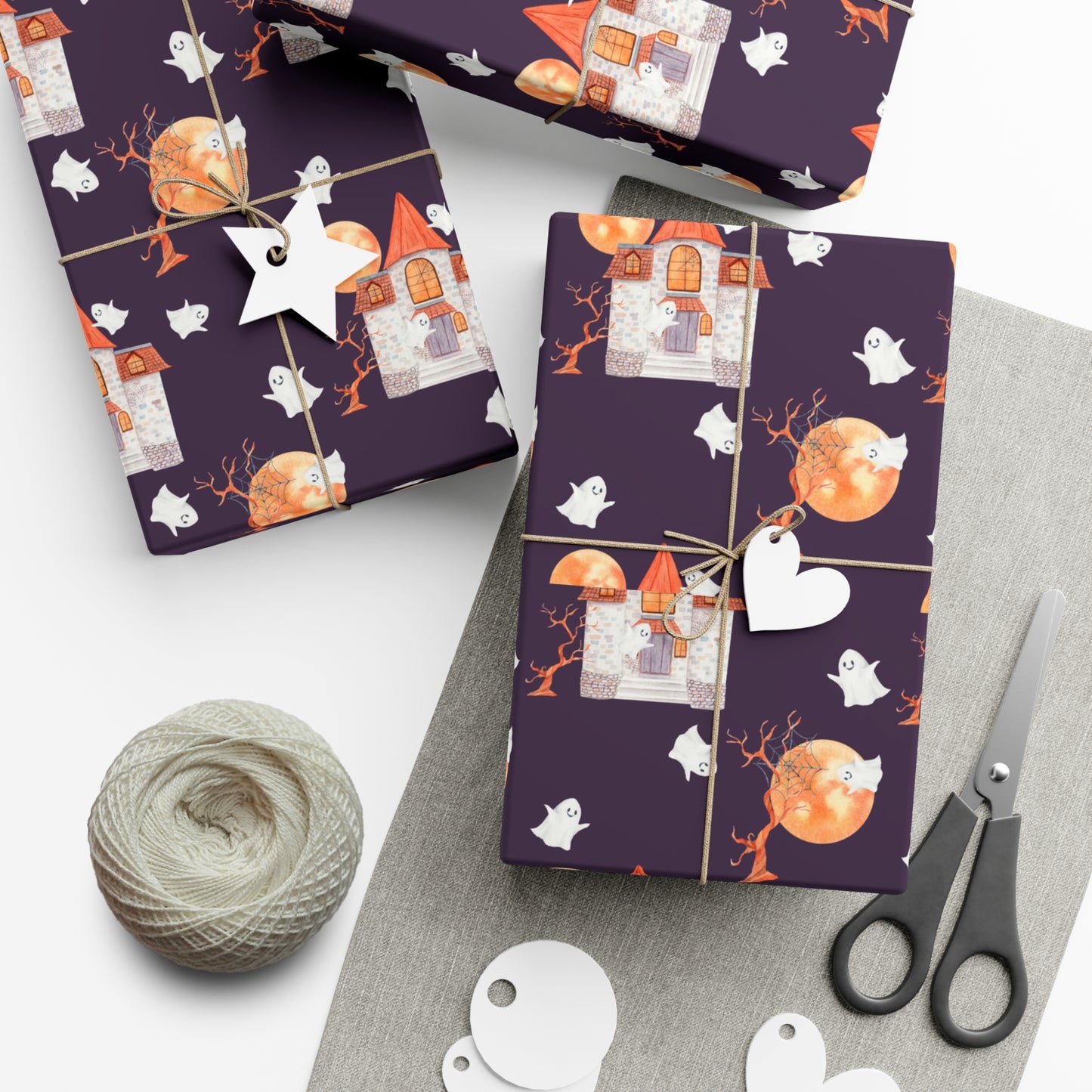 Halloween House - Gift Wrap Papers