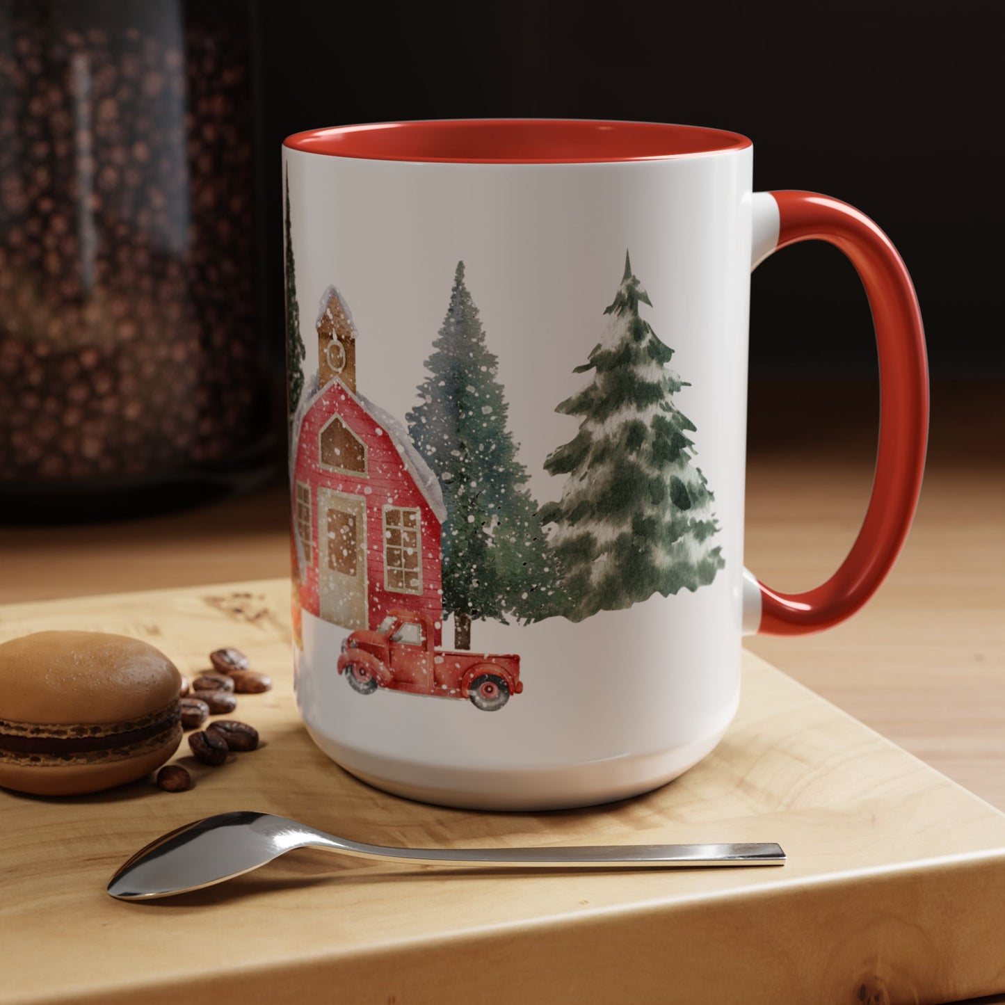 Winter House - Accent Coffee Mug (11, 15oz) - 10072