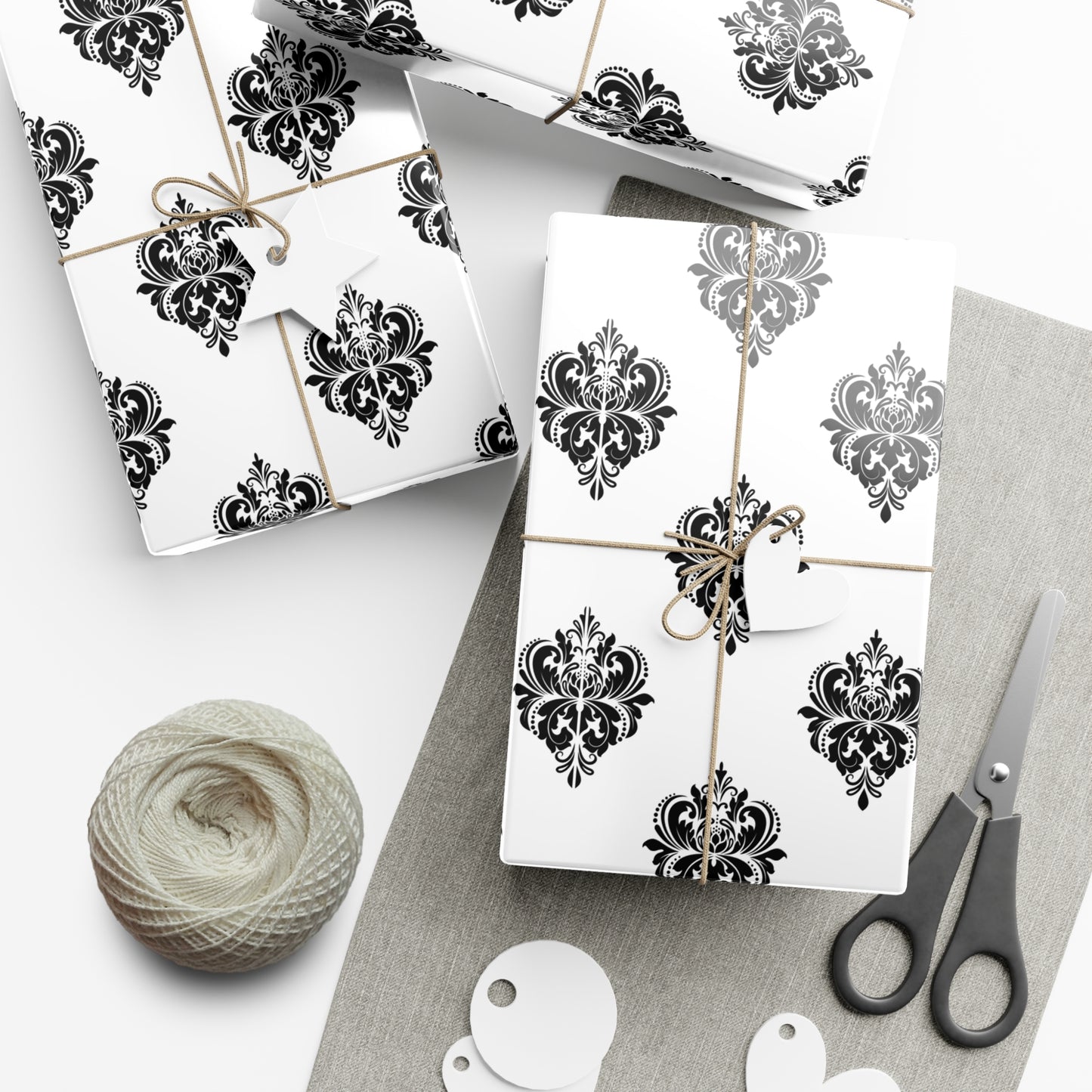 Vintage Black Pattern - Gift Wrap Papers - 10297