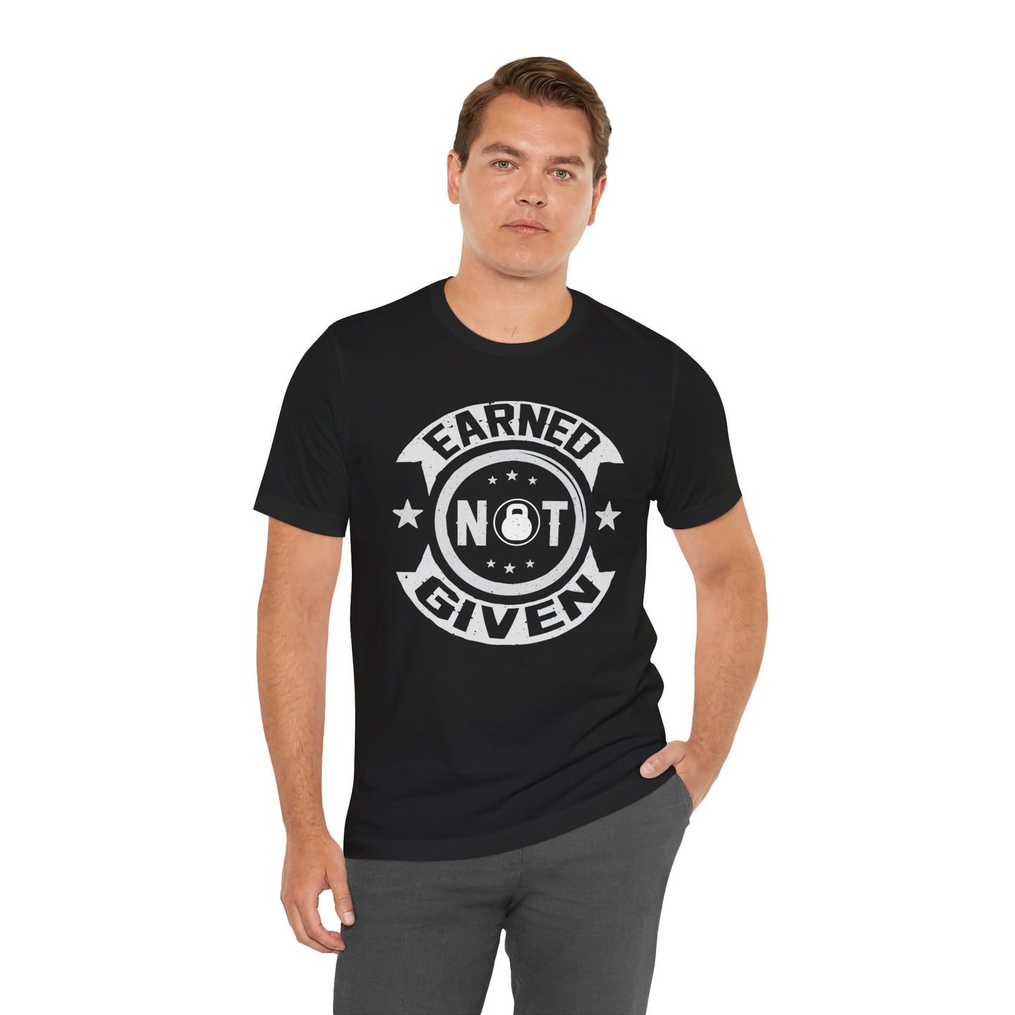 Gym: Earned Not Given  - Unisex Jersey Short Sleeve Tee