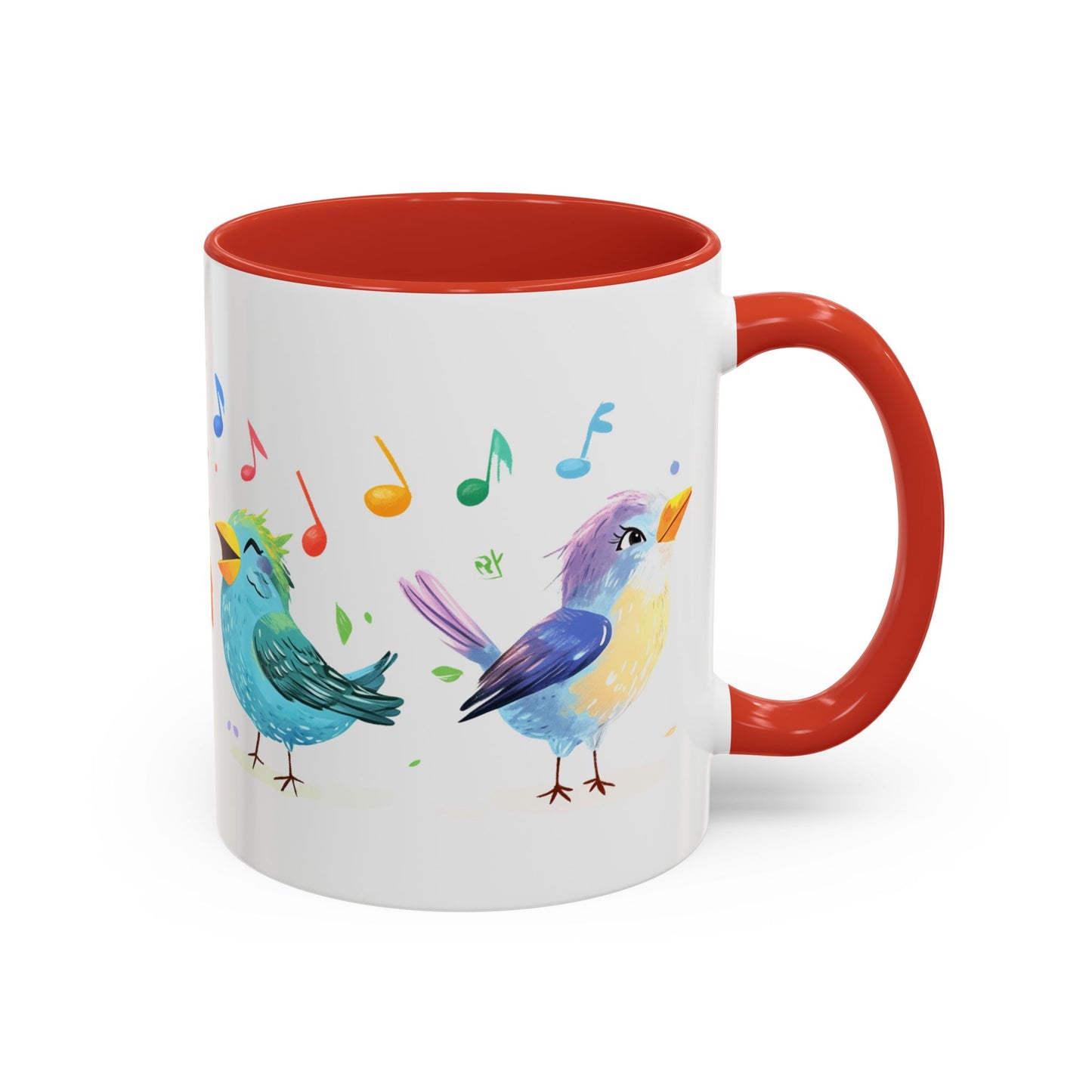 Colorful Birds - Accent Coffee Mug (11, 15oz)