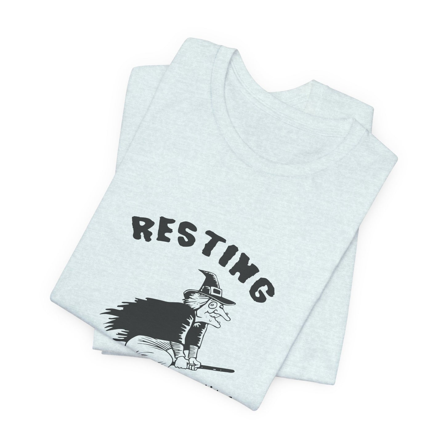 Halloween: Resting Witch Face - Unisex Jersey Short Sleeve Tee