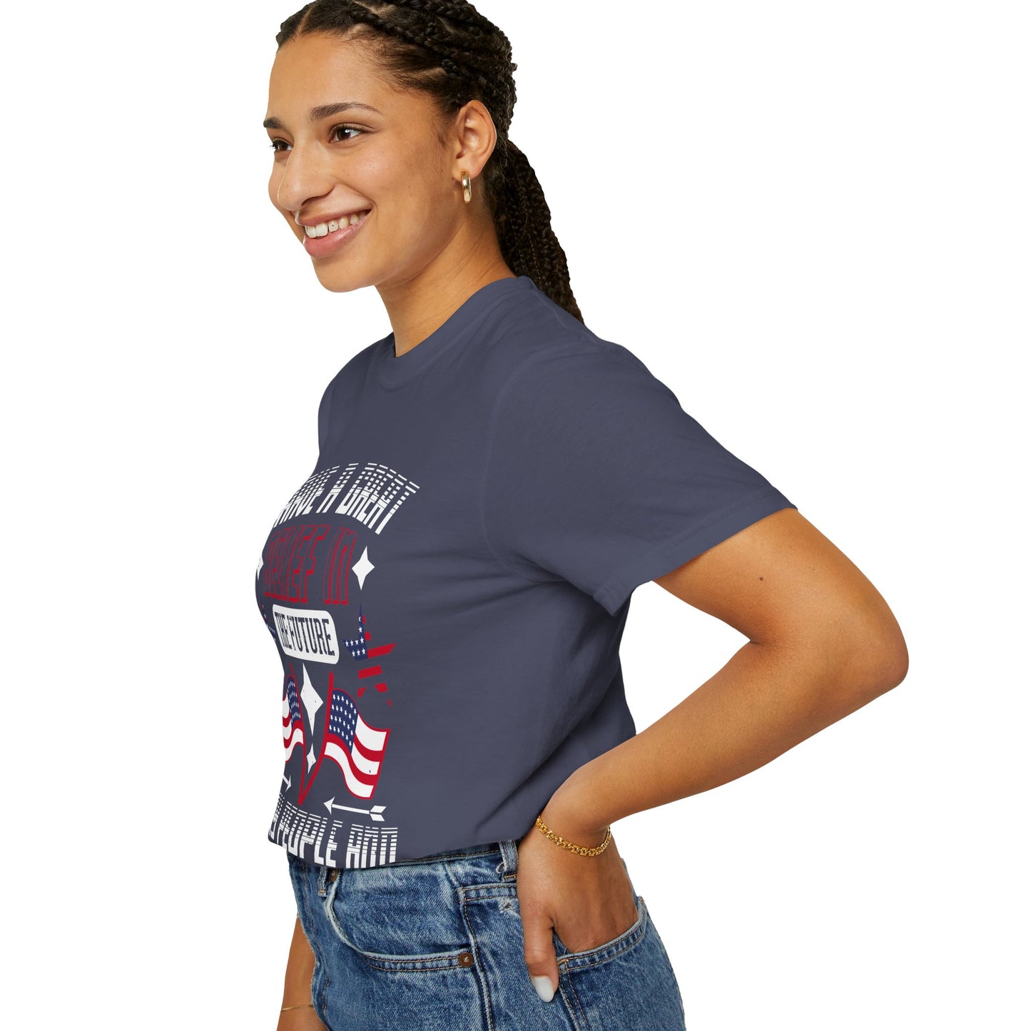 "I have a great belief in the future of my people and my country" Garment-Dyed T-shirt - 13821