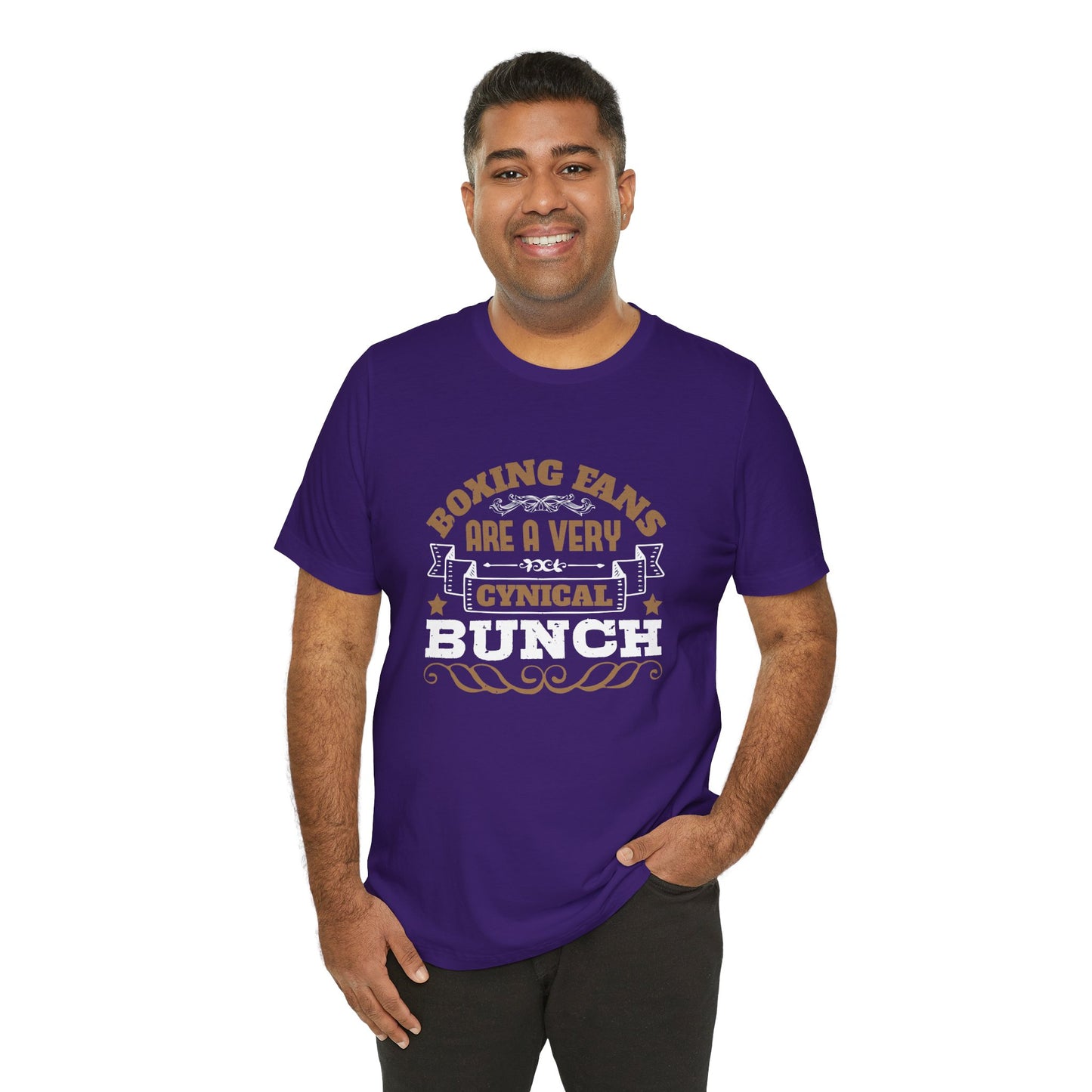 Boxing Fans Are a Very Cynical Bunch - Unisex Jersey Short Sleeve Tee - 11464
