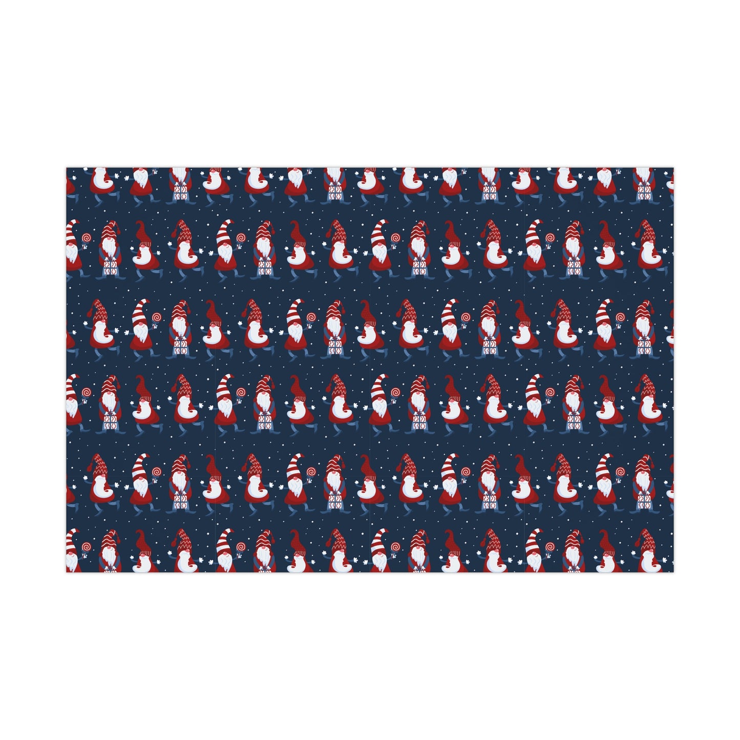 Merry Christmas, Navy Colored - Gift Wrap Papers - 10007