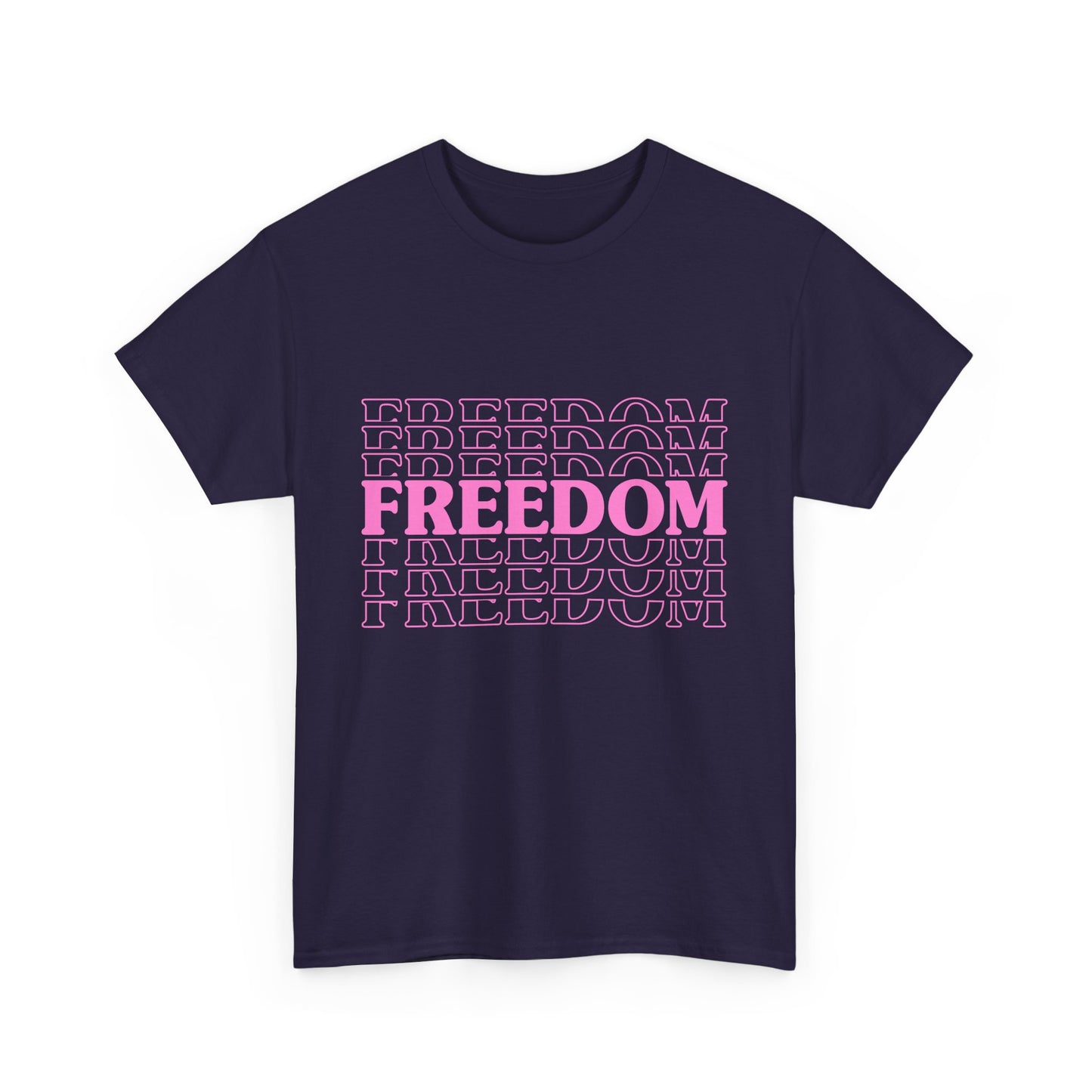 Bold Freedom Graphic Tee, Unisex Heavy Cotton Shirt, Casual Wear, Gift for Freedom Lovers, Statement T-Shirt, Everyday Essentials - 13518