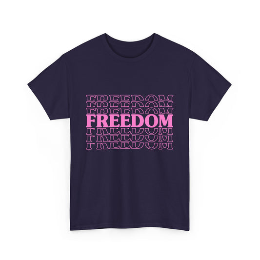 Bold Freedom Graphic Tee, Unisex Heavy Cotton Shirt, Casual Wear, Gift for Freedom Lovers, Statement T-Shirt, Everyday Essentials - 13518