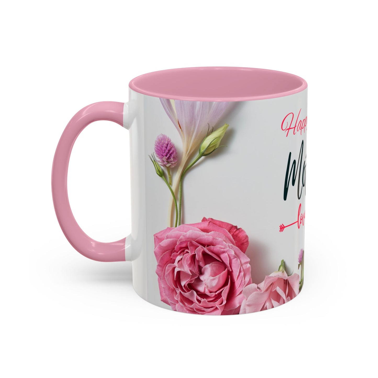 Happy Mother's Day Colorful Mug - Floral Design, Perfect Gift for Moms - 11815