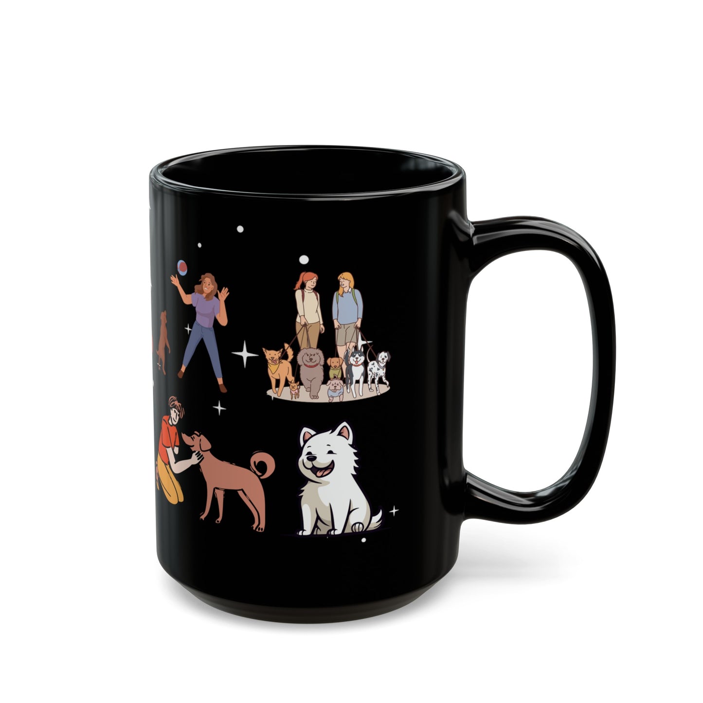 Sorry I Can't, I Have Plans With My Dogs - Black Mug (11oz, 15oz)