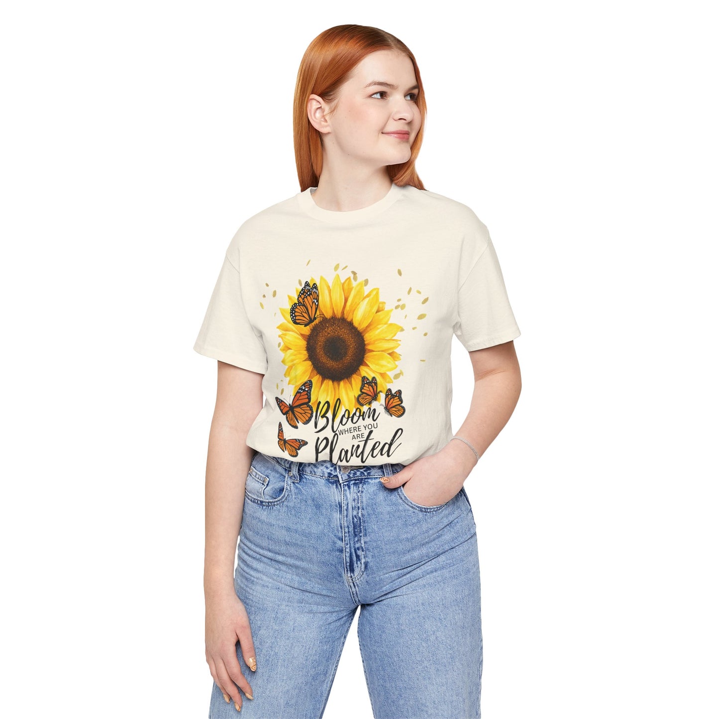 Sunflower Bloom Where You Are Planted Tee - 14920