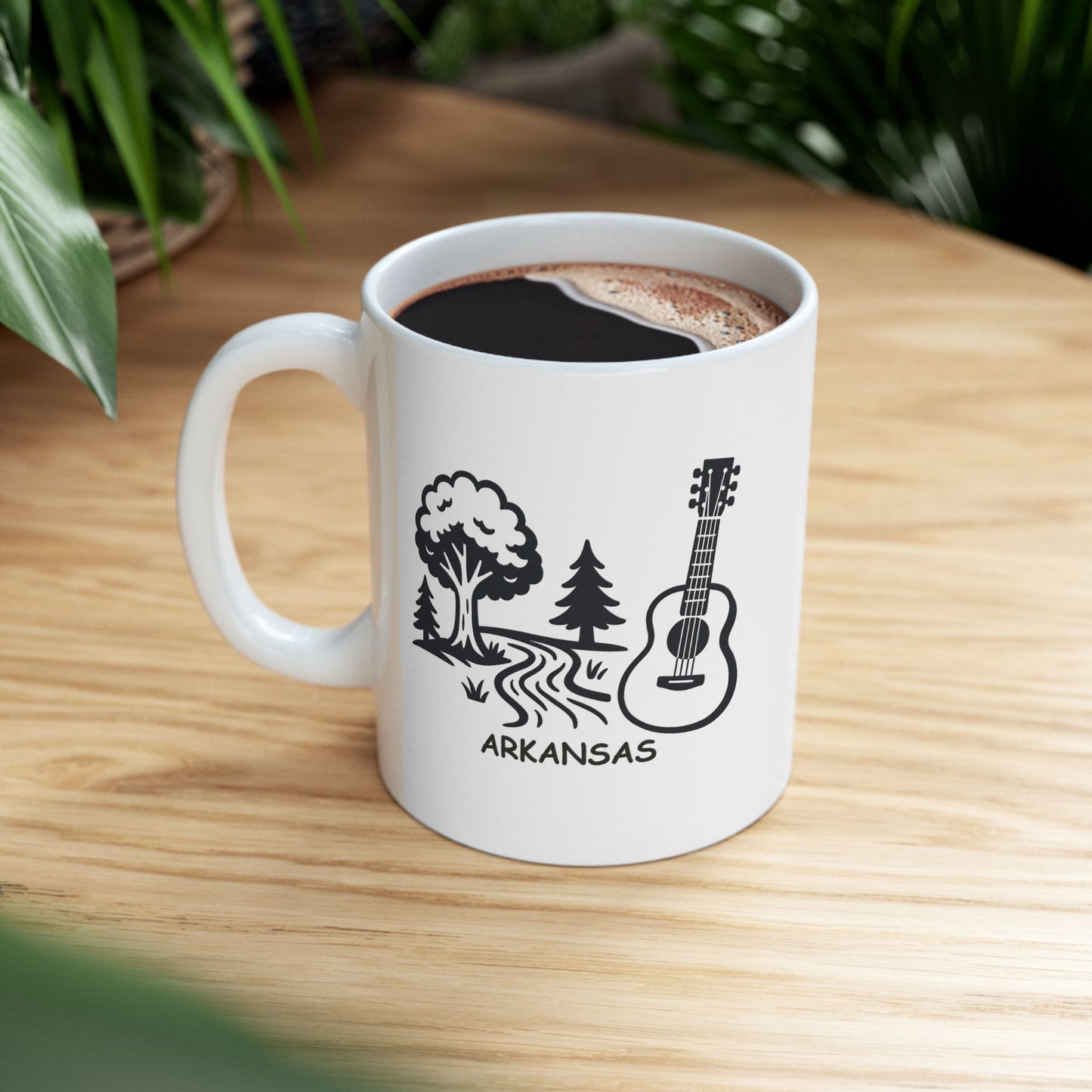 "Arkansas: Where we love our nature as much as we love our music." Ceramic Mug - 13361