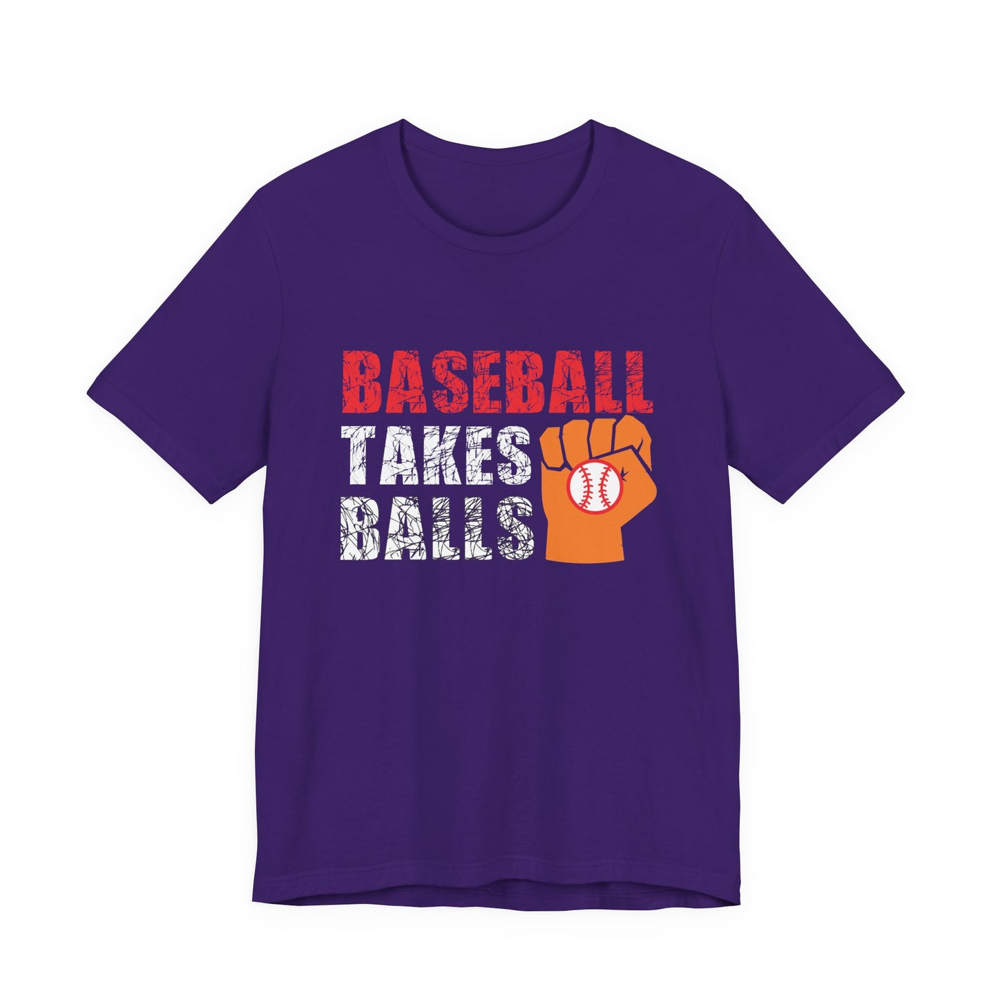 Baseball Takes Balls - Unisex Jersey Short Sleeve Tee - 13908