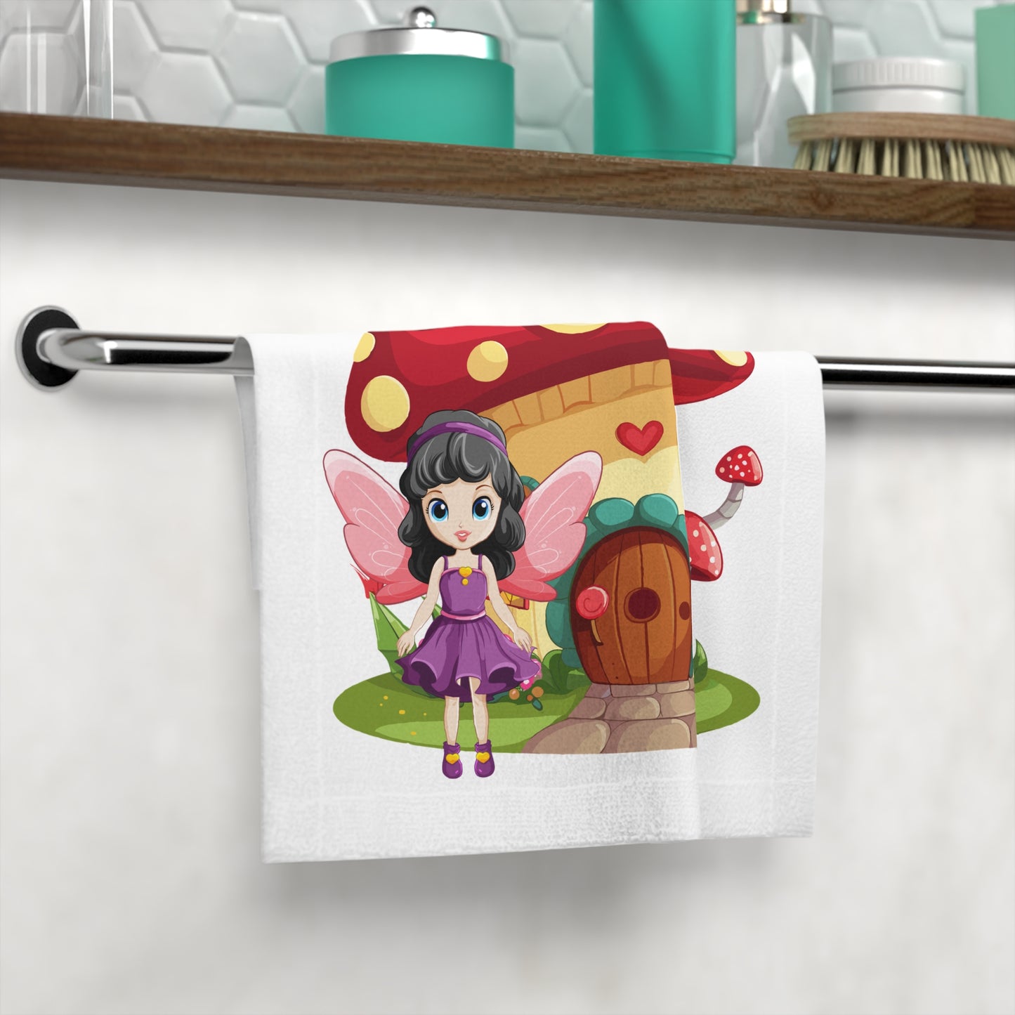 Fairy Mushroom House - Face Towel