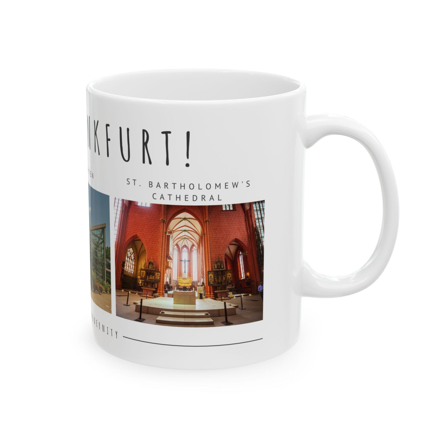 Hello, Frankfurt! Ceramic Mug - 11oz/15oz - Perfect Gift for Travel Lovers - 12172