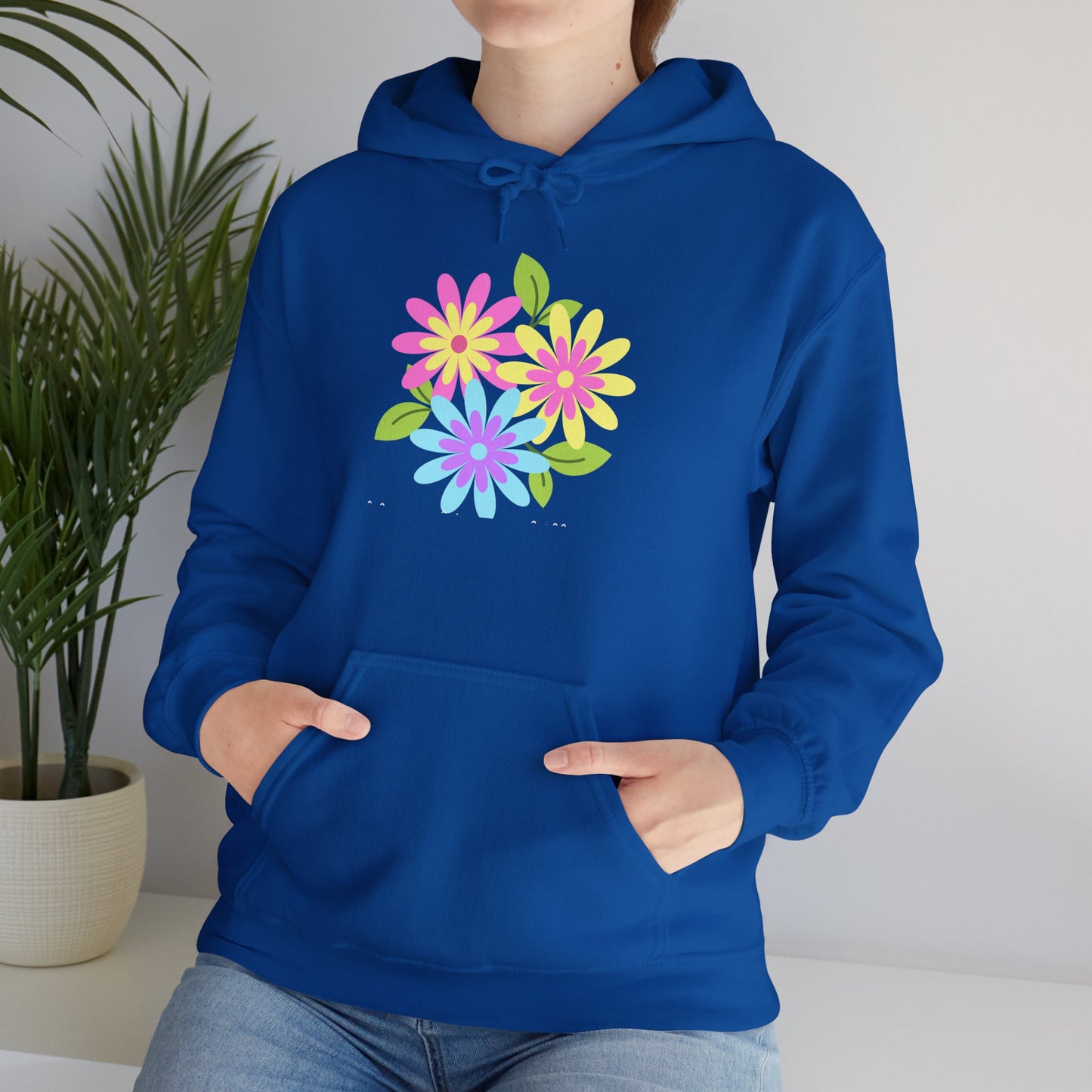 Bright Flower Unisex Heavy Blend™ Hooded Sweatshirt