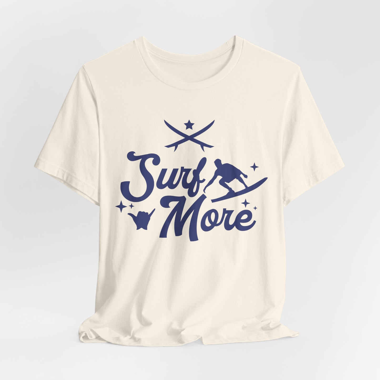 Surf More - Unisex Jersey Short Sleeve Tee - 13135