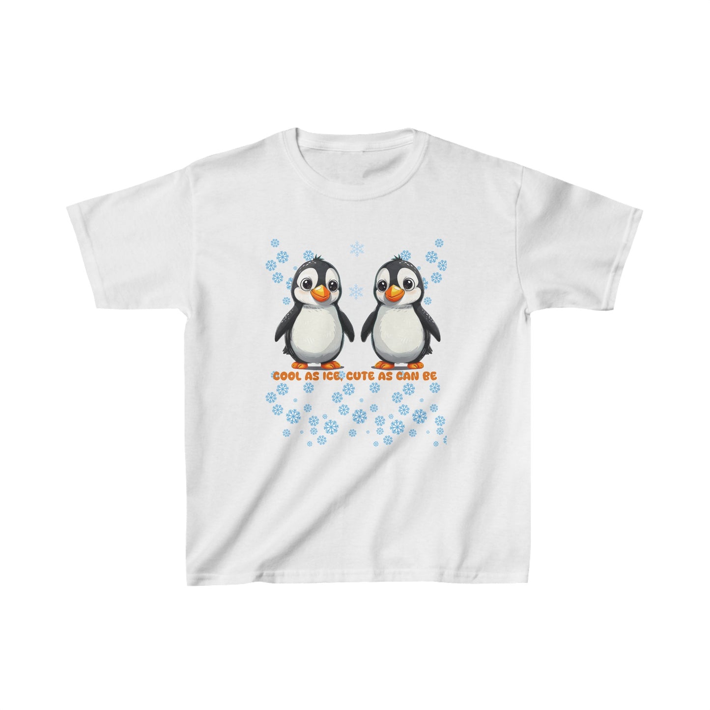 Penguin: Cool As Ice, Cute As Can Be - Kids Heavy Cotton™ Tee