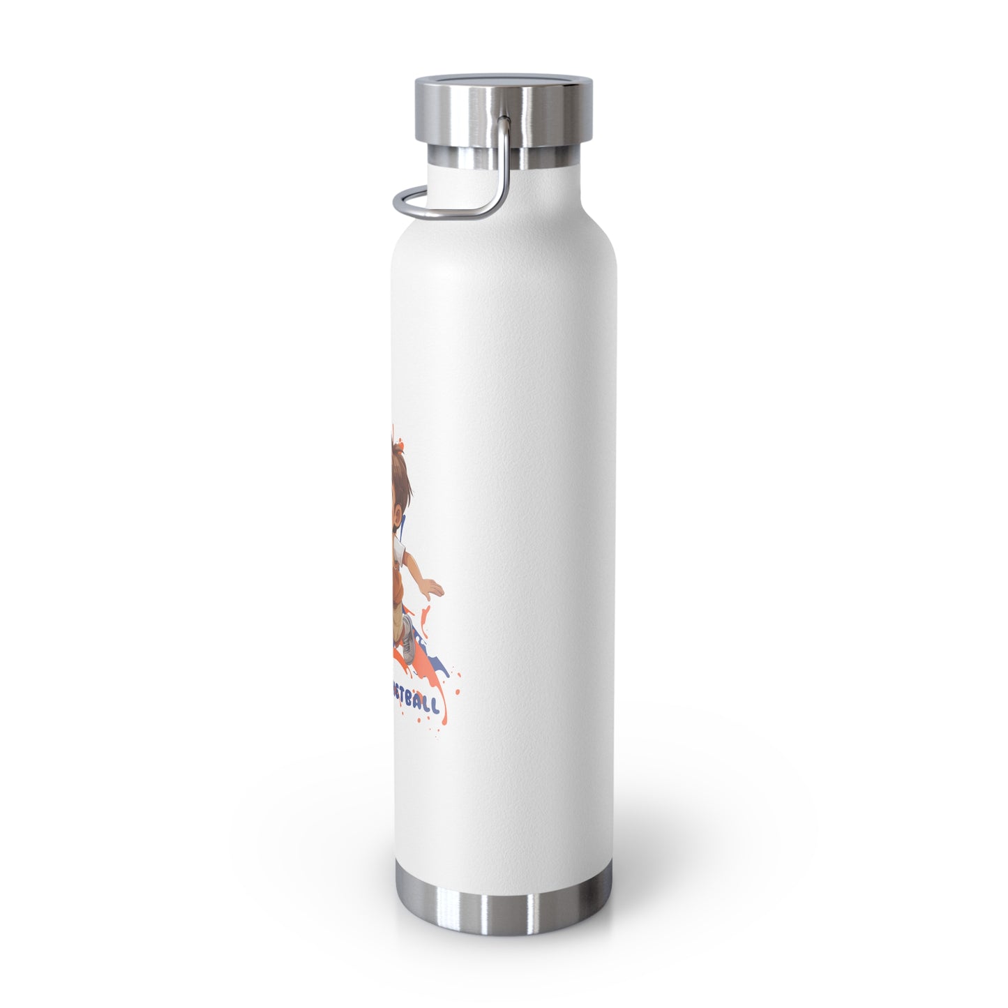 I Love Basketball - Copper Vacuum Insulated Bottle, 22oz