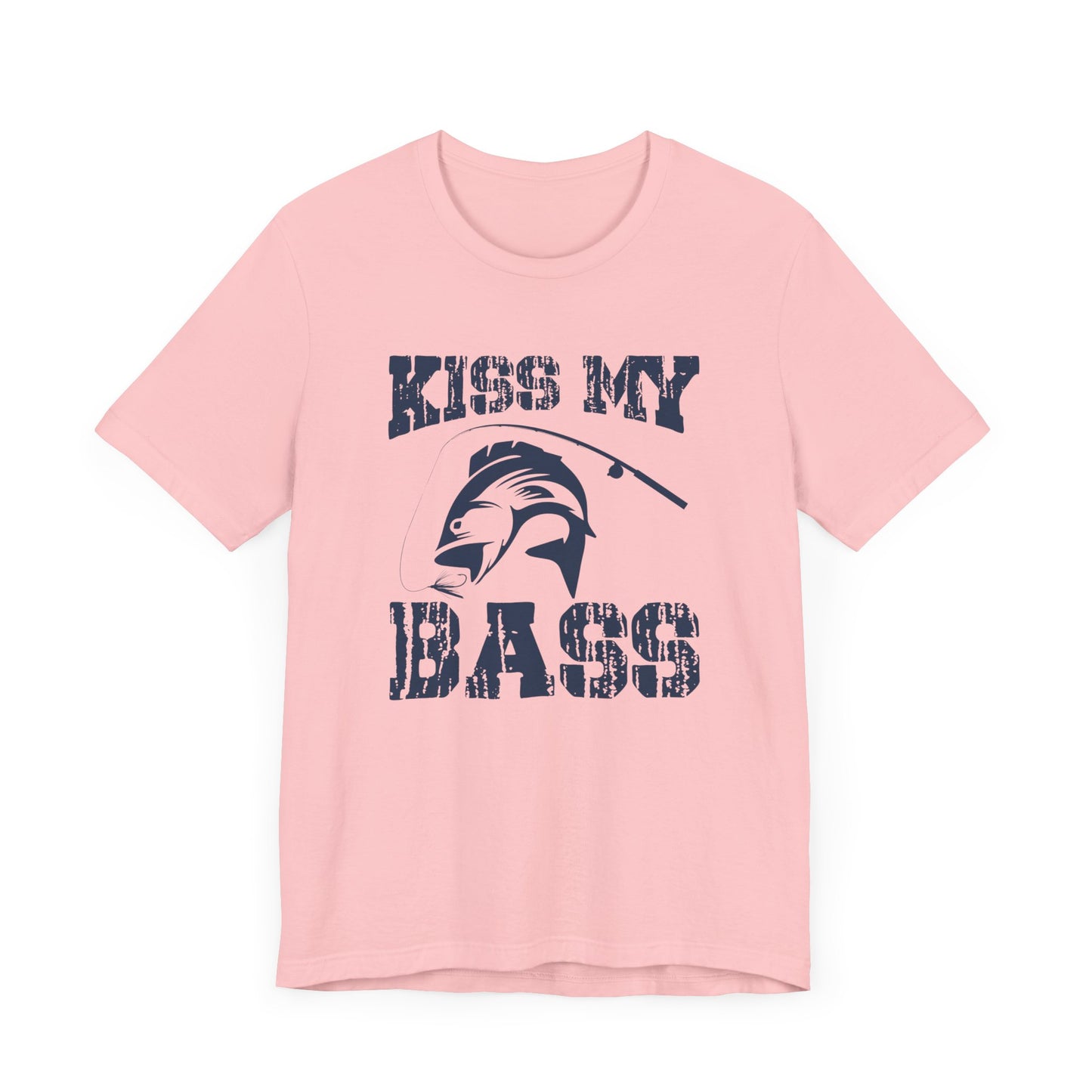 Fishing:  Kiss My Bass - Unisex Jersey Short Sleeve Tee