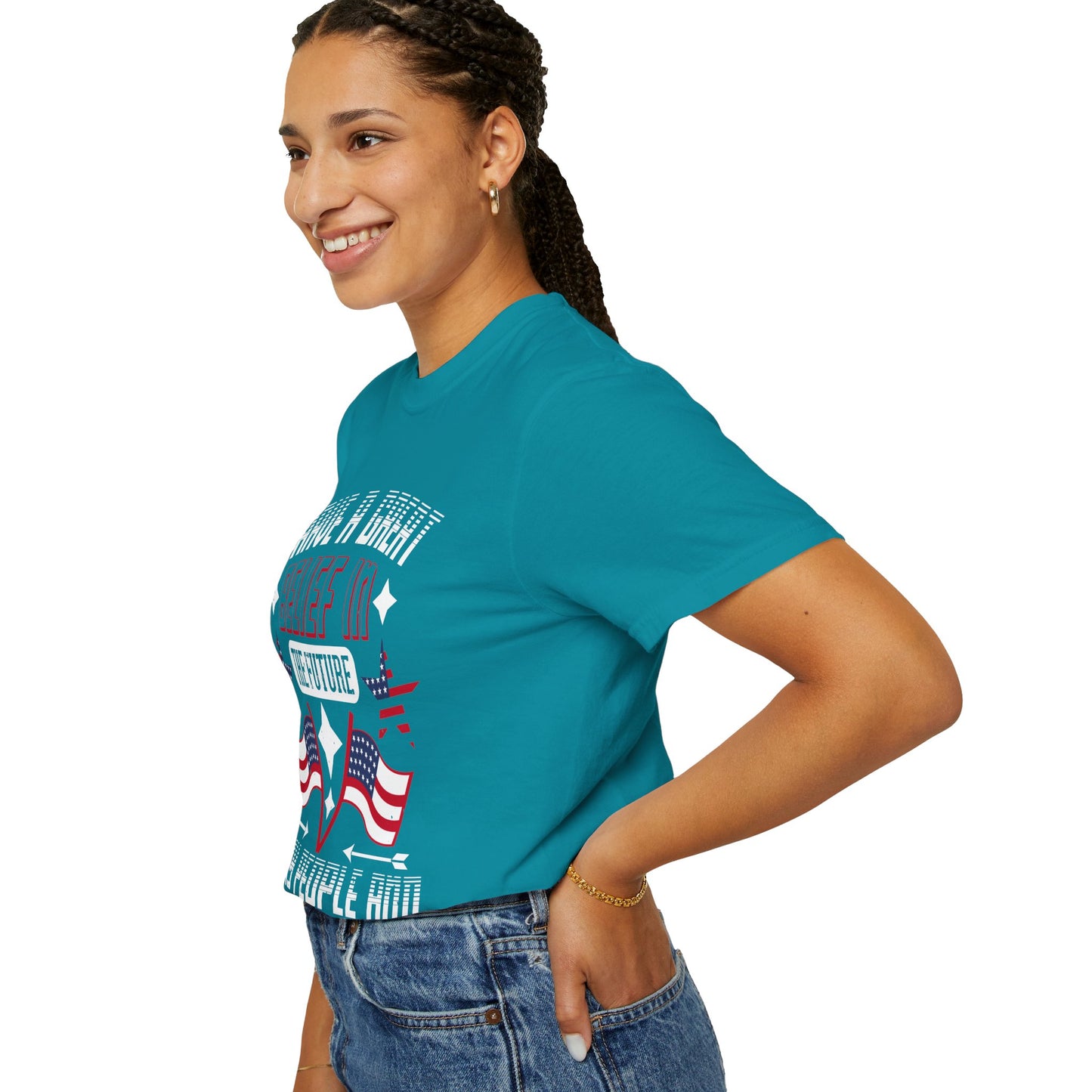 "I have a great belief in the future of my people and my country" Garment-Dyed T-shirt - 13821