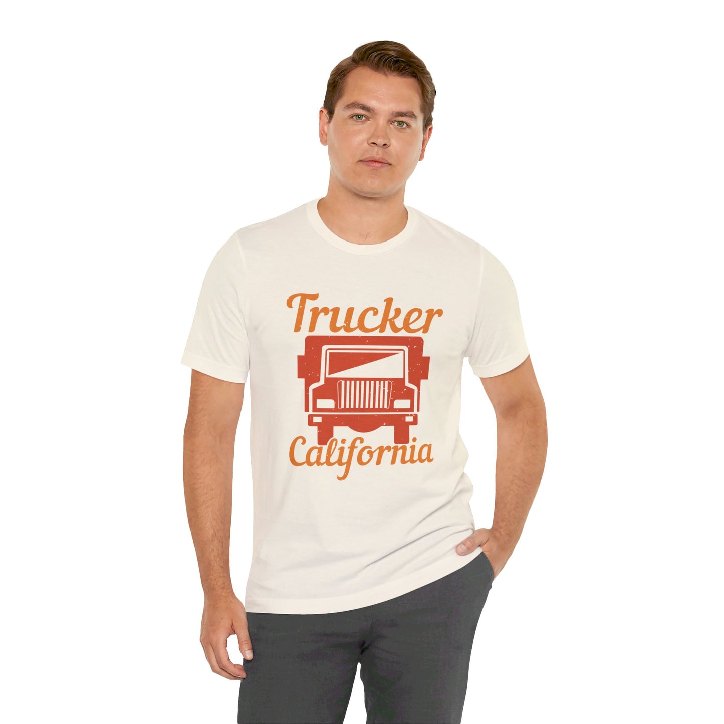 Trucker California - Unisex Jersey Short Sleeve Tee