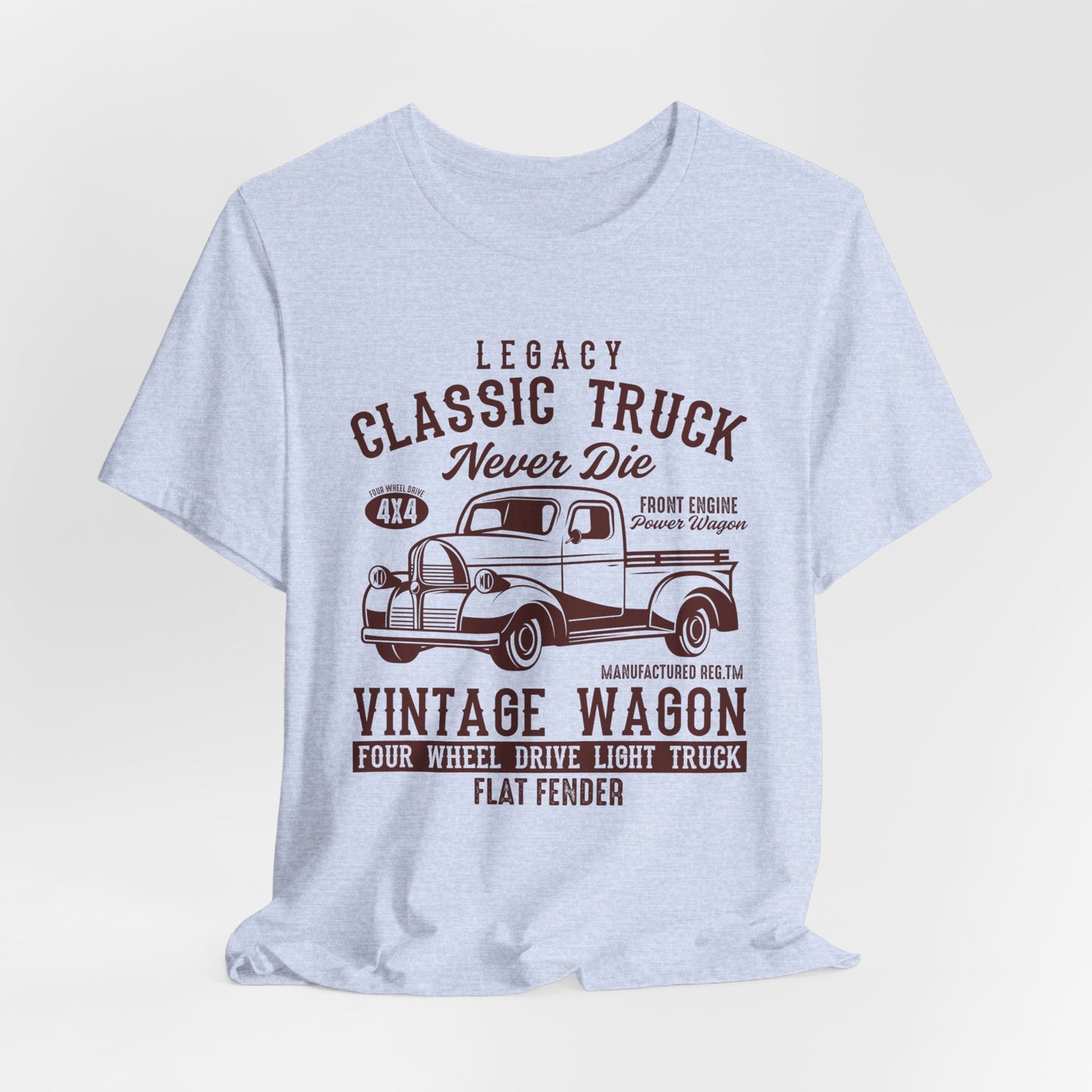 Legacy Classic Truck Never Die - Unisex Jersey Short Sleeve Tee - 12898