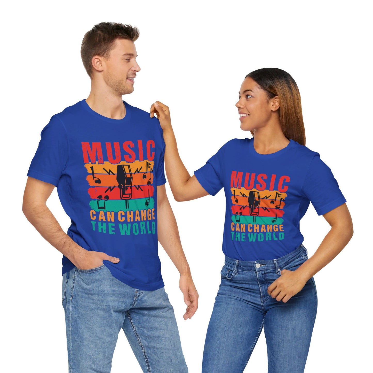 Music Can Change The World - Unisex Jersey Short Sleeve Tee